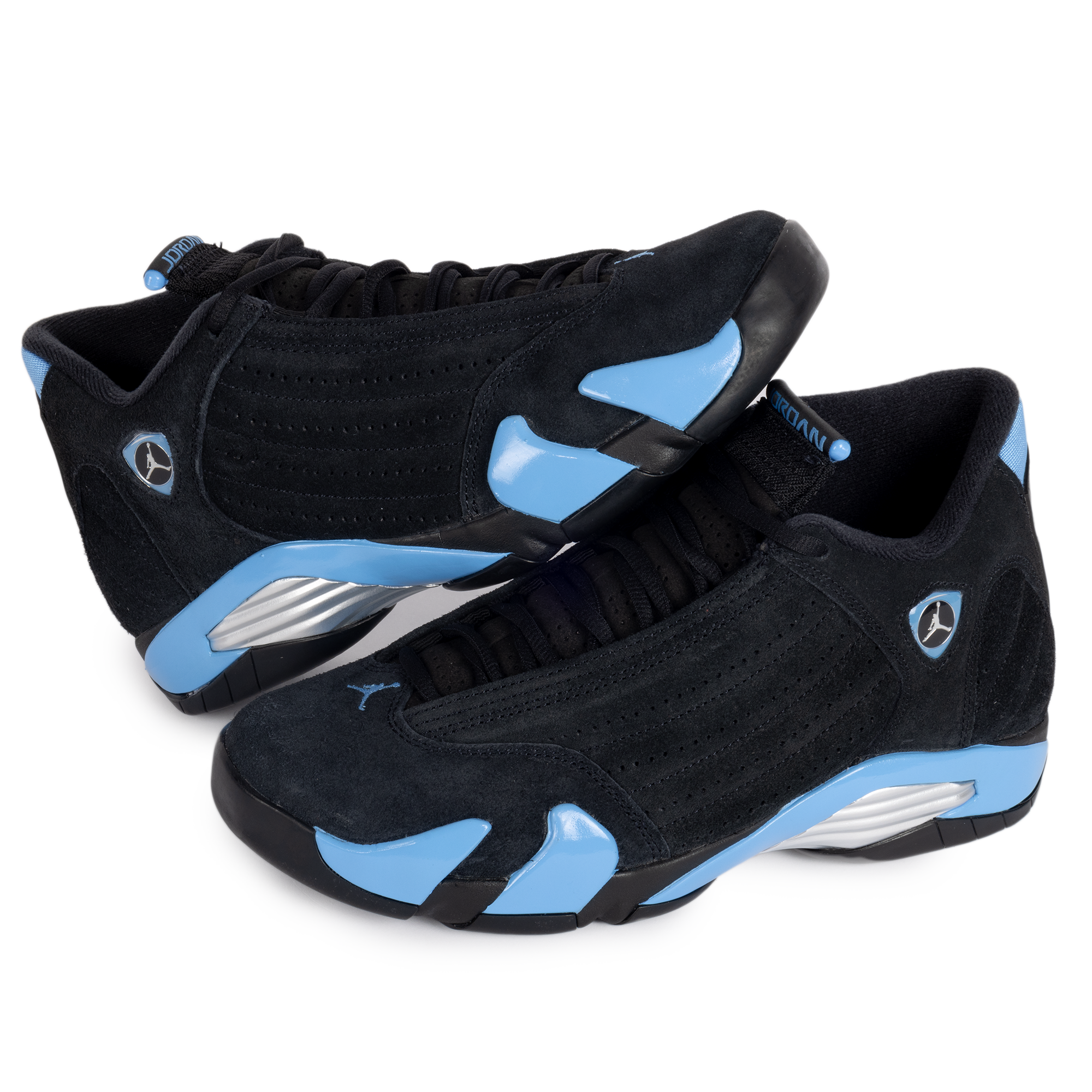 Nike Air Jordan 14 Retro Black/White/University Blue 487471-007