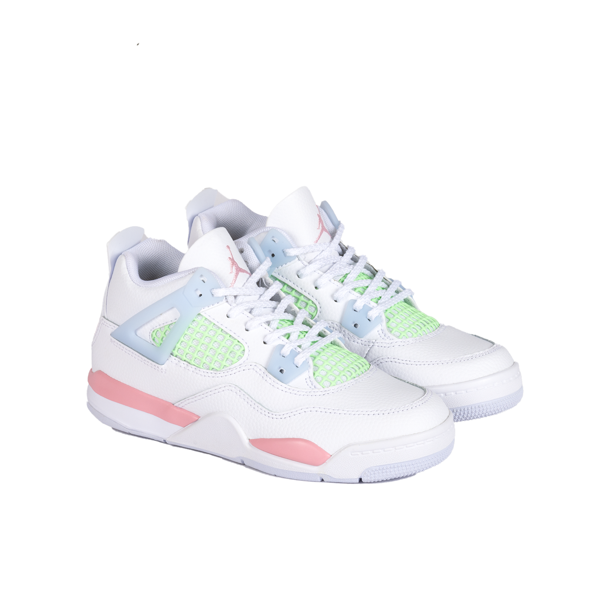 air jordan 4 pink and blue
