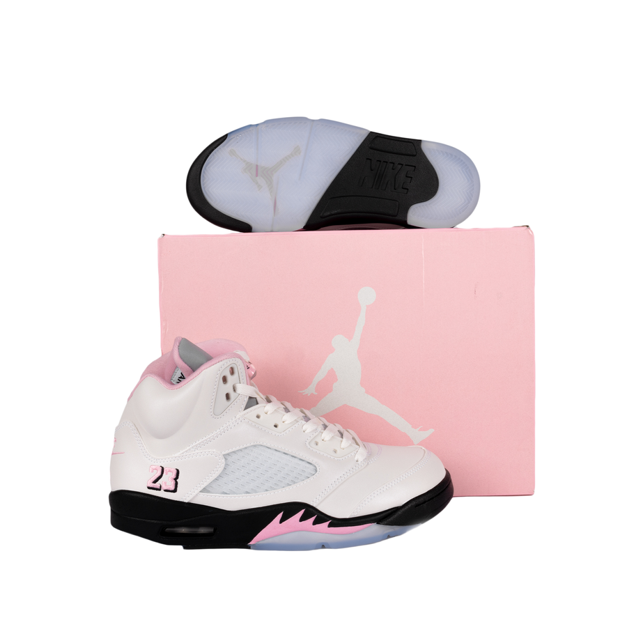 Nike Air Jordan 5 Retro OG White/Med Soft Pink/Black HQ7978-102