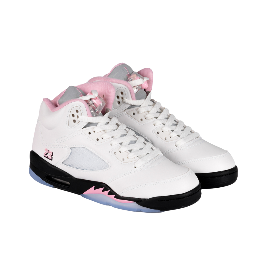 Nike Air Jordan 5 Retro OG (GS) White/Med Soft Pink/Black HQ7980-102