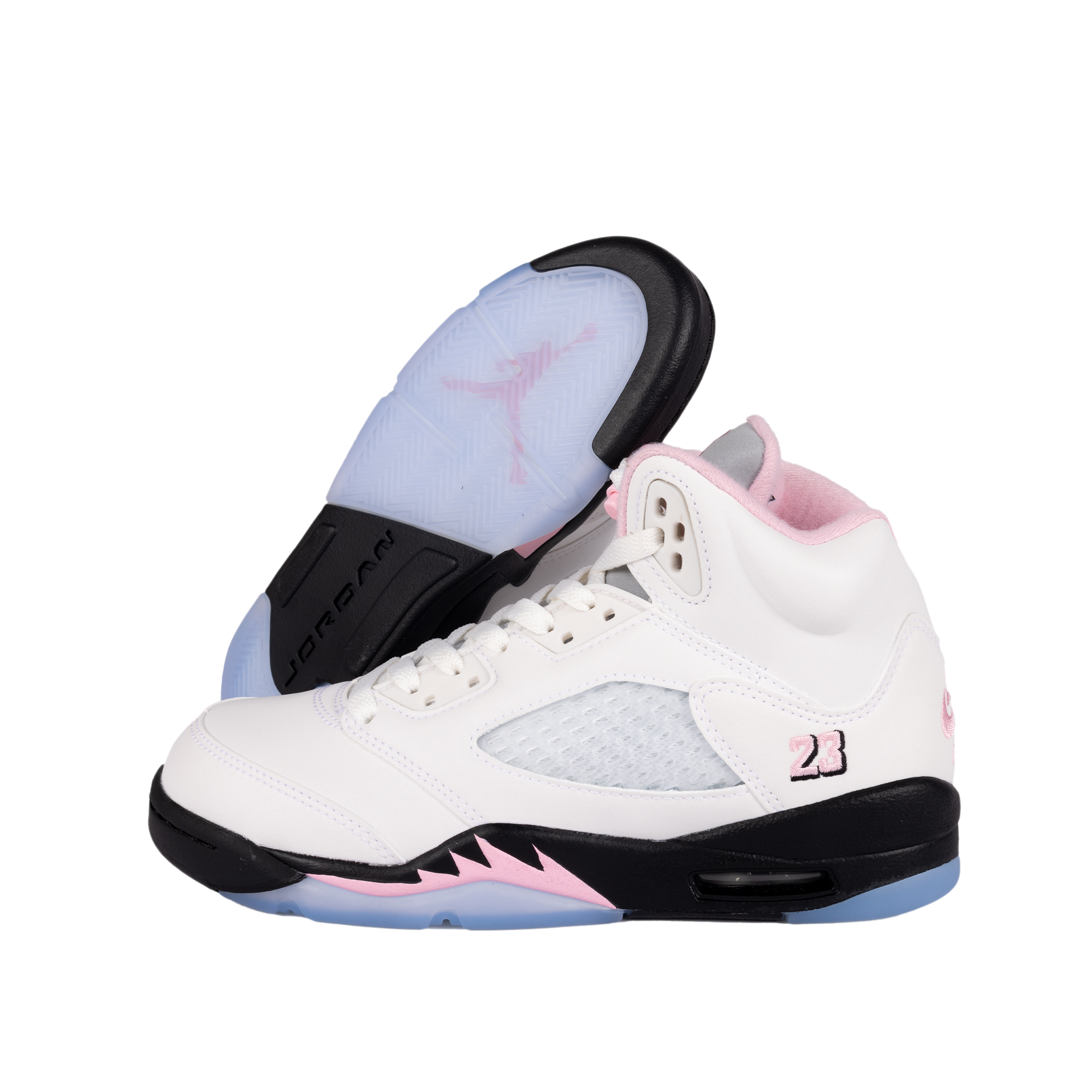Nike Air Jordan 5 Retro OG (GS) White/Med Soft Pink/Black HQ7980-102