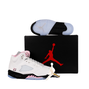 Nike Air Jordan 5 Retro OG (GS) White/Med Soft Pink/Black HQ7980-102