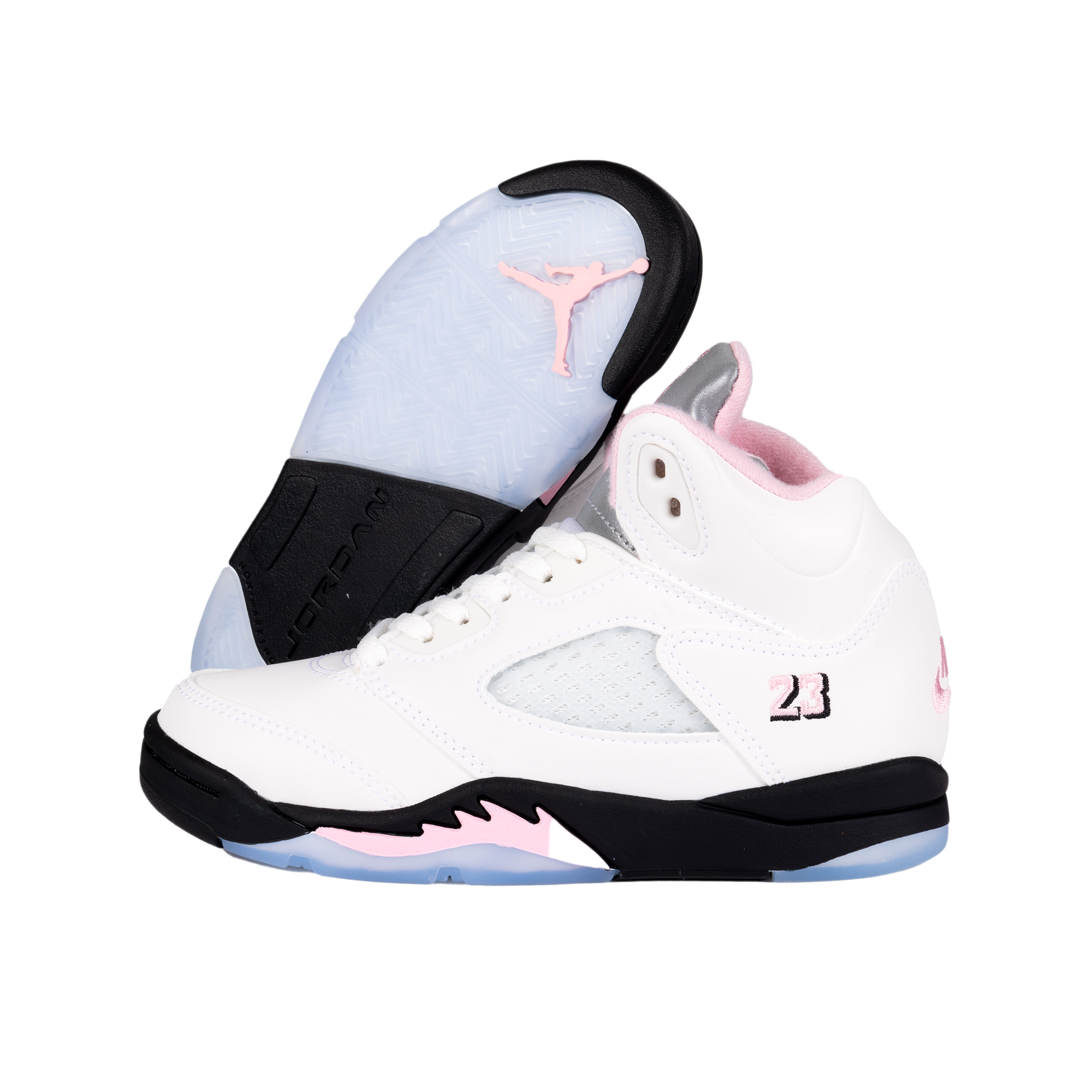 Nike Air Jordan 5 Retro OG (PS) White/Med Soft Pink/Black HQ7979-102