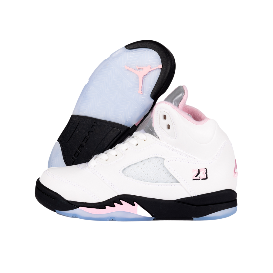 Nike Air Jordan 5 Retro OG (PS) White/Med Soft Pink/Black HQ7979-102