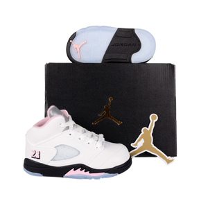 Nike Air Jordan 5 Retro OG (TD) White/Med Soft Pink/Black HQ7981-102