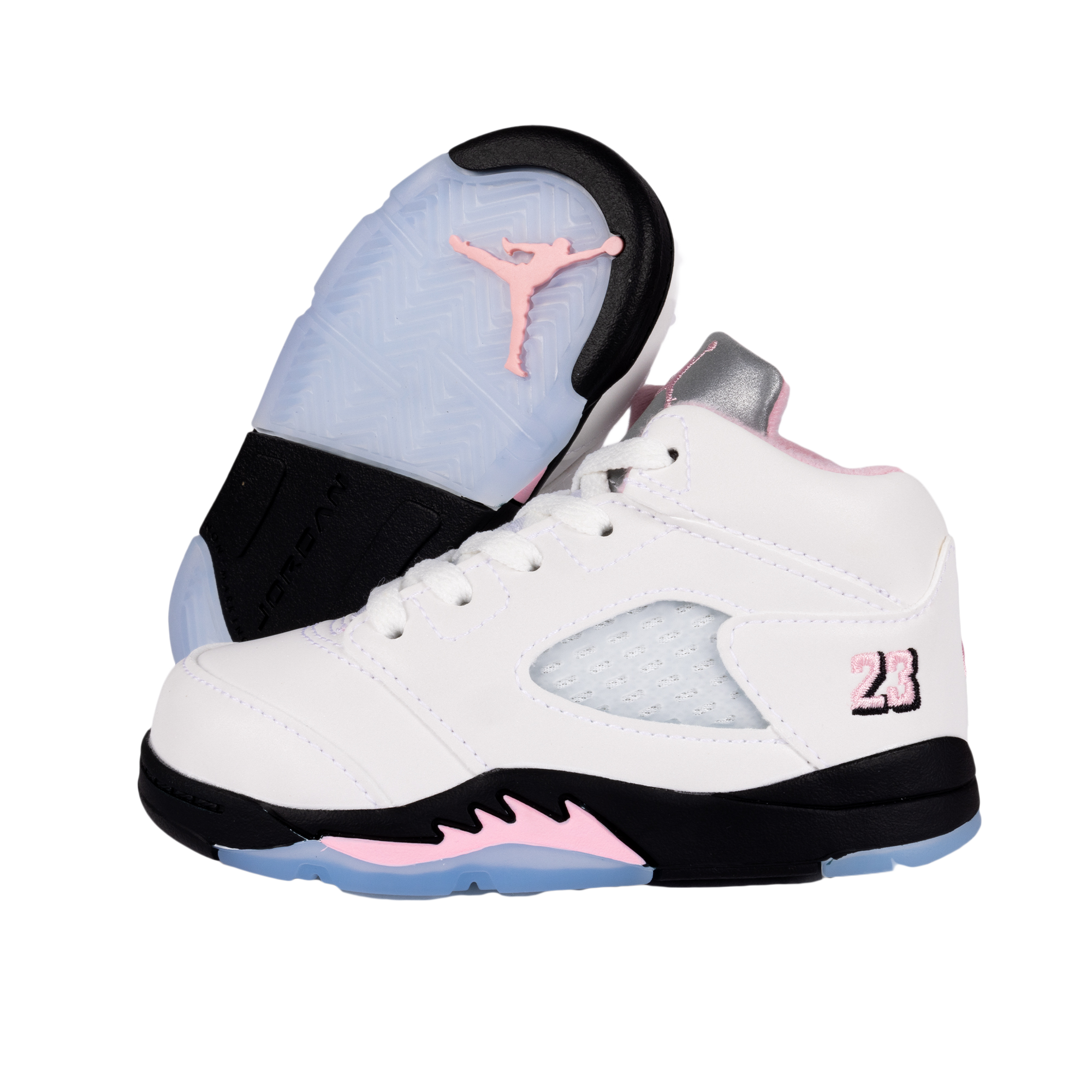 Nike Air Jordan 5 Retro OG (TD) White/Med Soft Pink/Black HQ7981-102