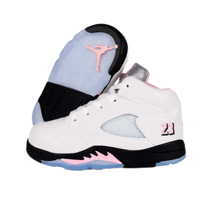 Nike Air Jordan 5 Retro OG (TD) White/Med Soft Pink/Black HQ7981-102