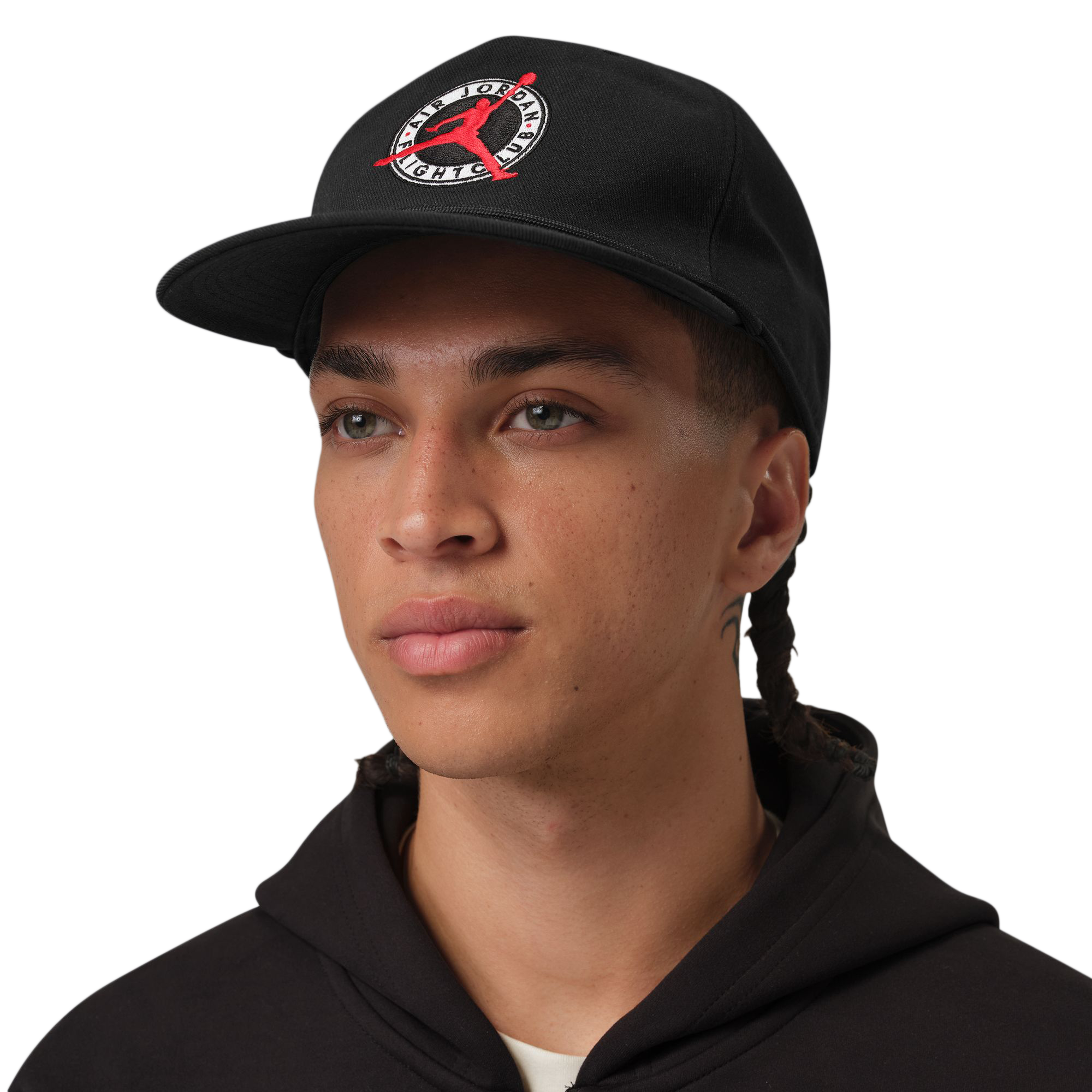 Nike Air Jordan Flight Club Pro Unstructured Flat Bill Hat Black/Black IF3499-010