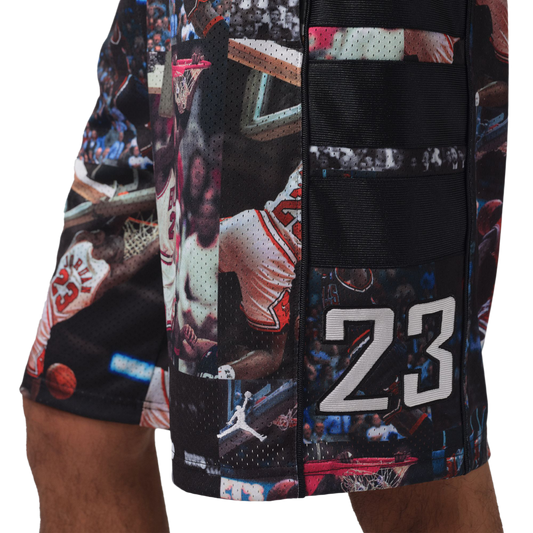 Nike Air Jordan Flight Printed Cat Scratch Shorts Black IF1841-010