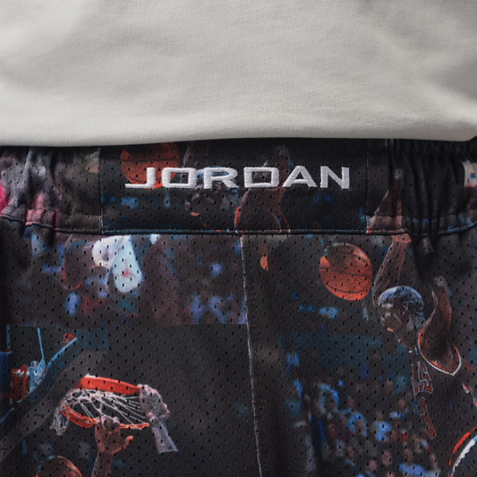 Nike Air Jordan Flight Printed Cat Scratch Shorts Black IF1841-010