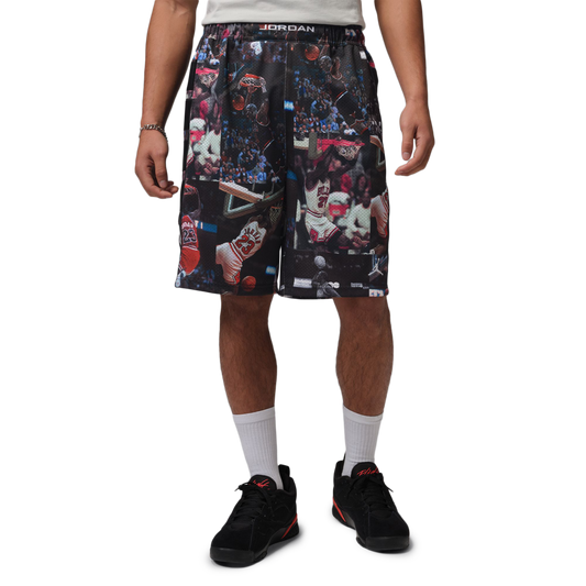 Nike Air Jordan Flight Printed Cat Scratch Shorts Black IF1841-010