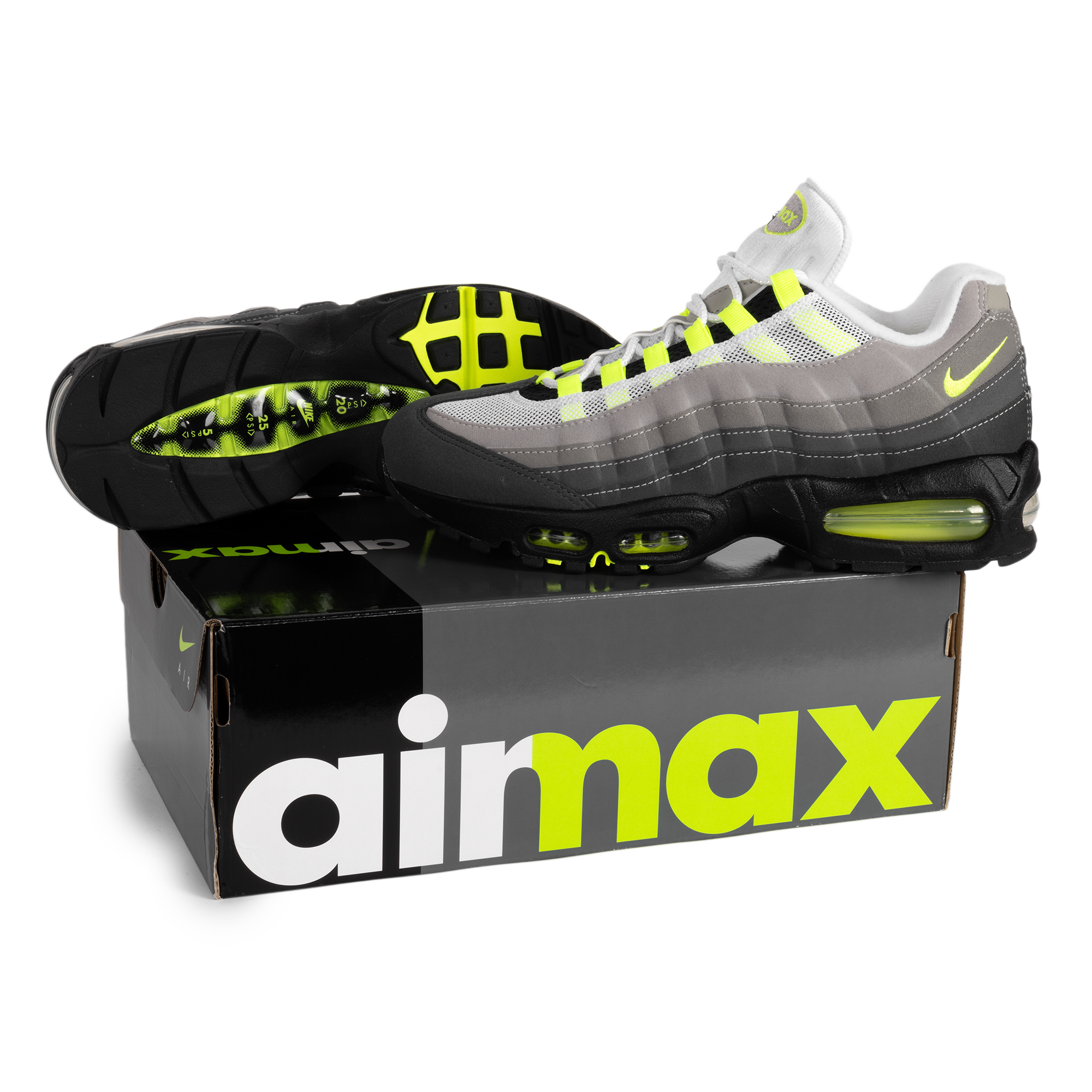 Nike Air Max 95 OG Black/Neon Yellow/Cool Grey HM4740-001
