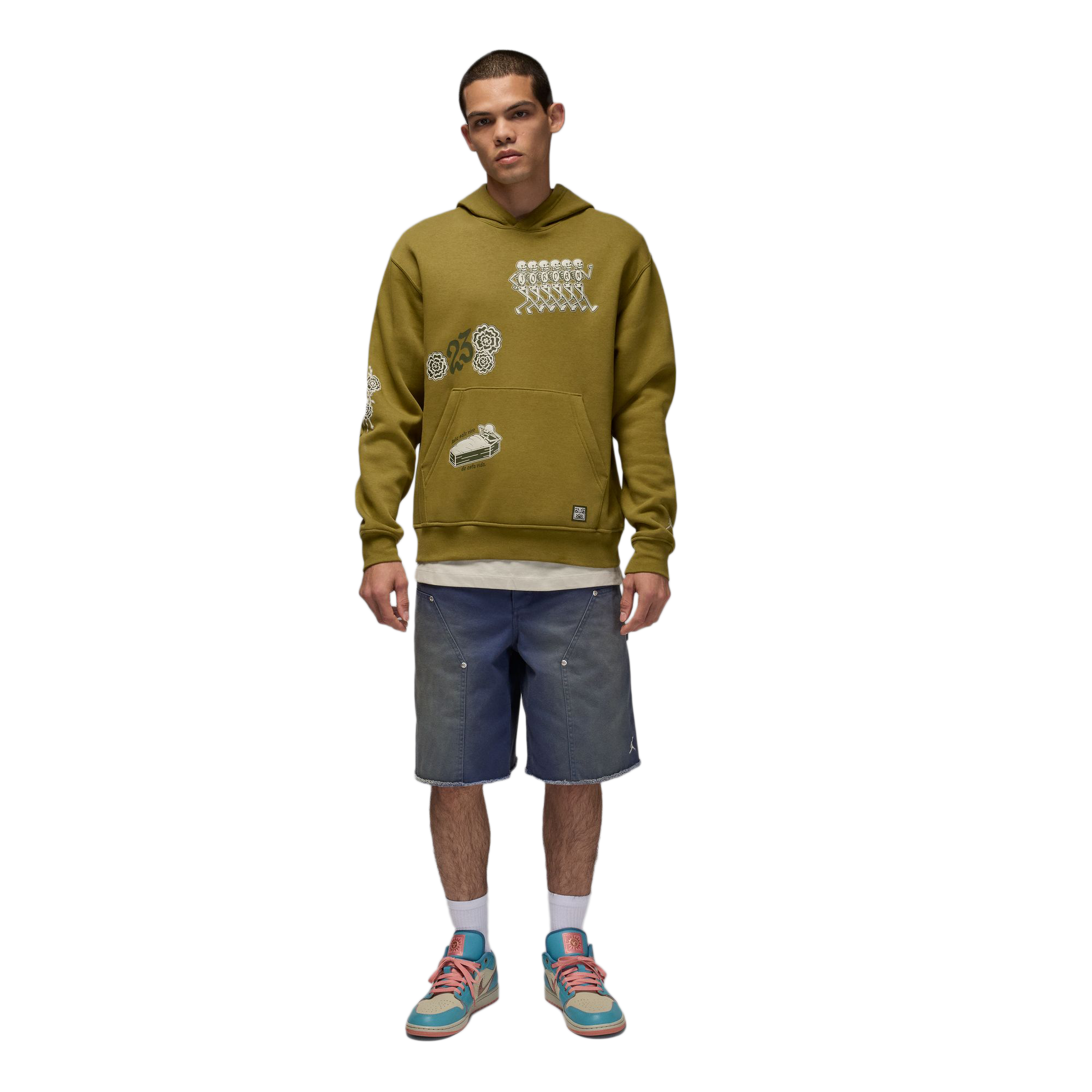 Nike Jordan Brooklyn Fleece Pullover DDM Pacific Moss IM8209-307