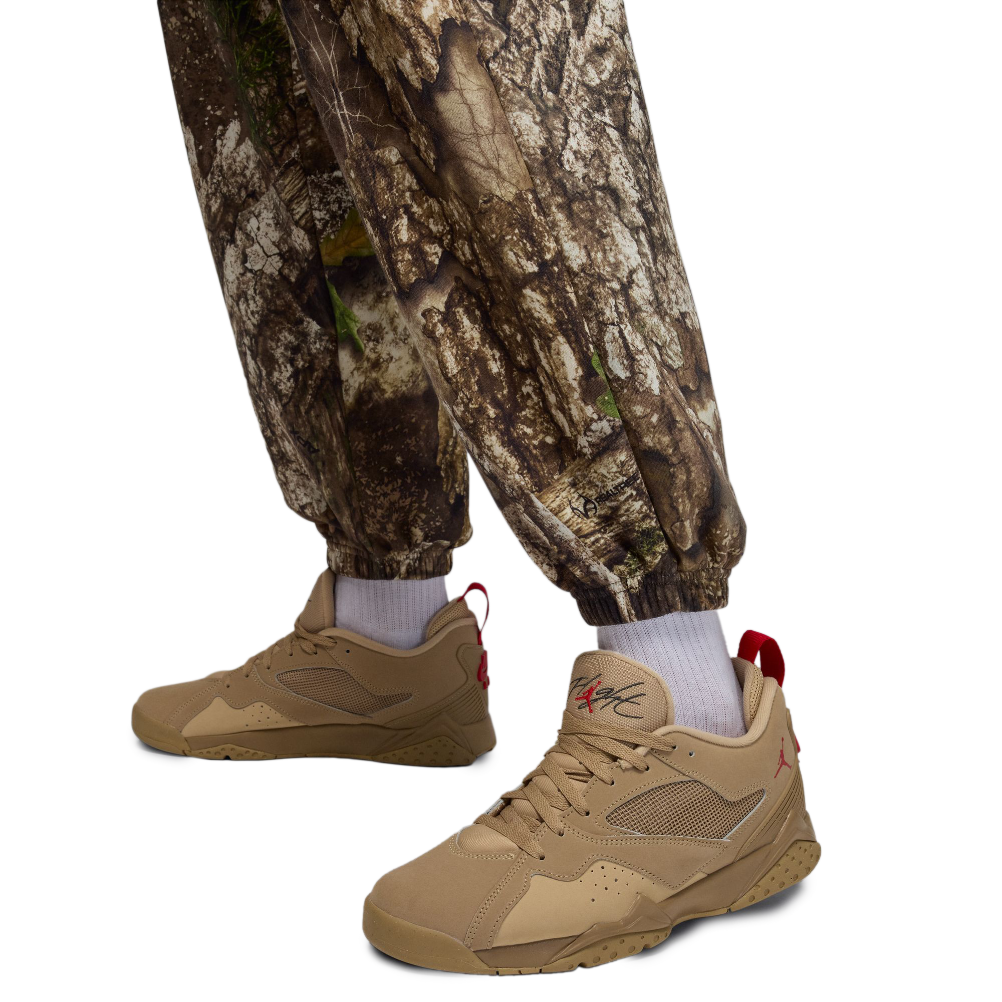 Nike Jordan Brooklyn Fleece Realtree Pants Medium Olive/Sail HV1862-222