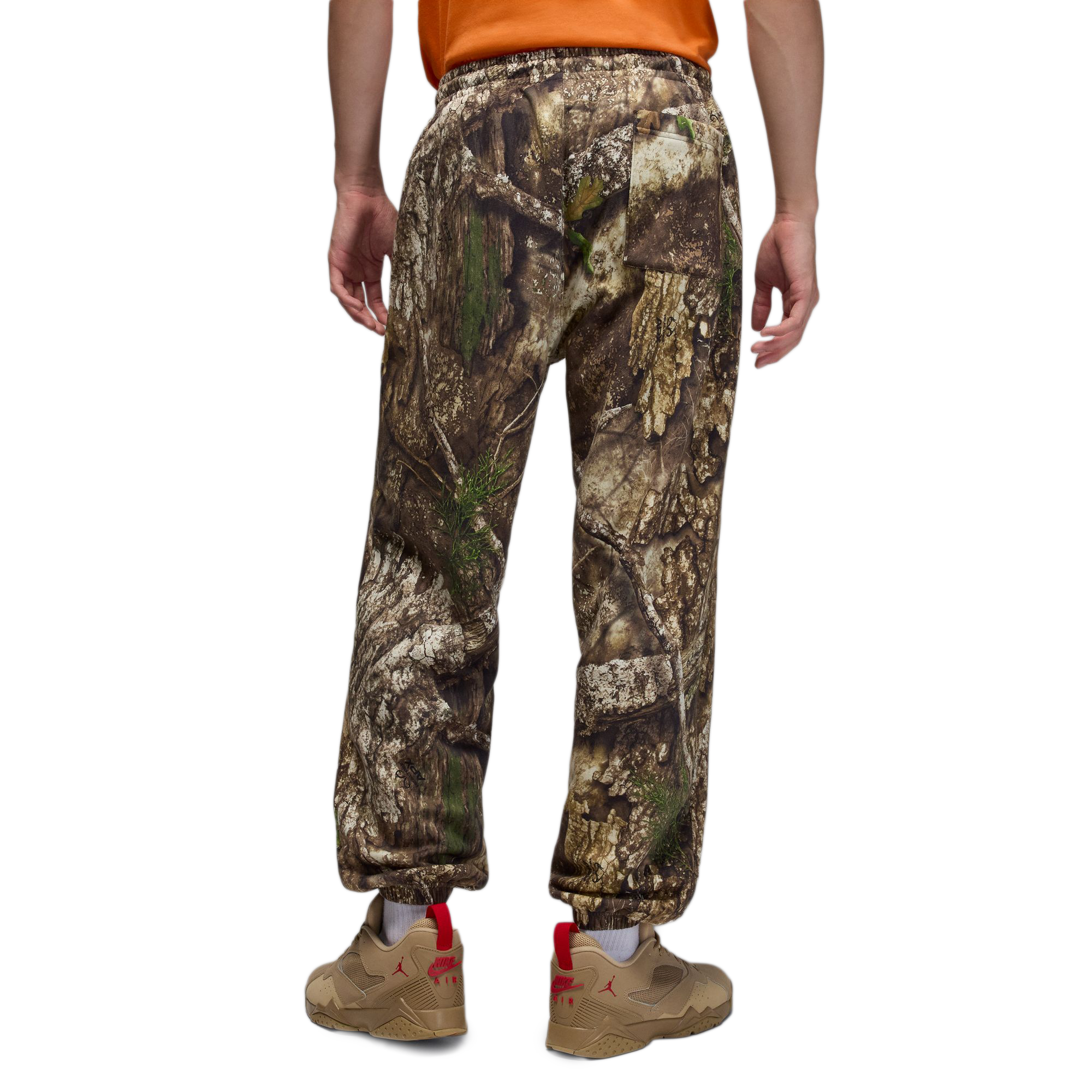 Nike Jordan Brooklyn Fleece Realtree Pants Medium Olive/Sail HV1862-222