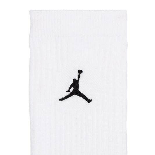 Nike Jordan Everyday Socks (6 pairs) White/Black HV6228-100 Large