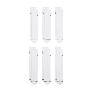 Nike Jordan Everyday Socks (6 pairs) White/Black HV6228-100 Large