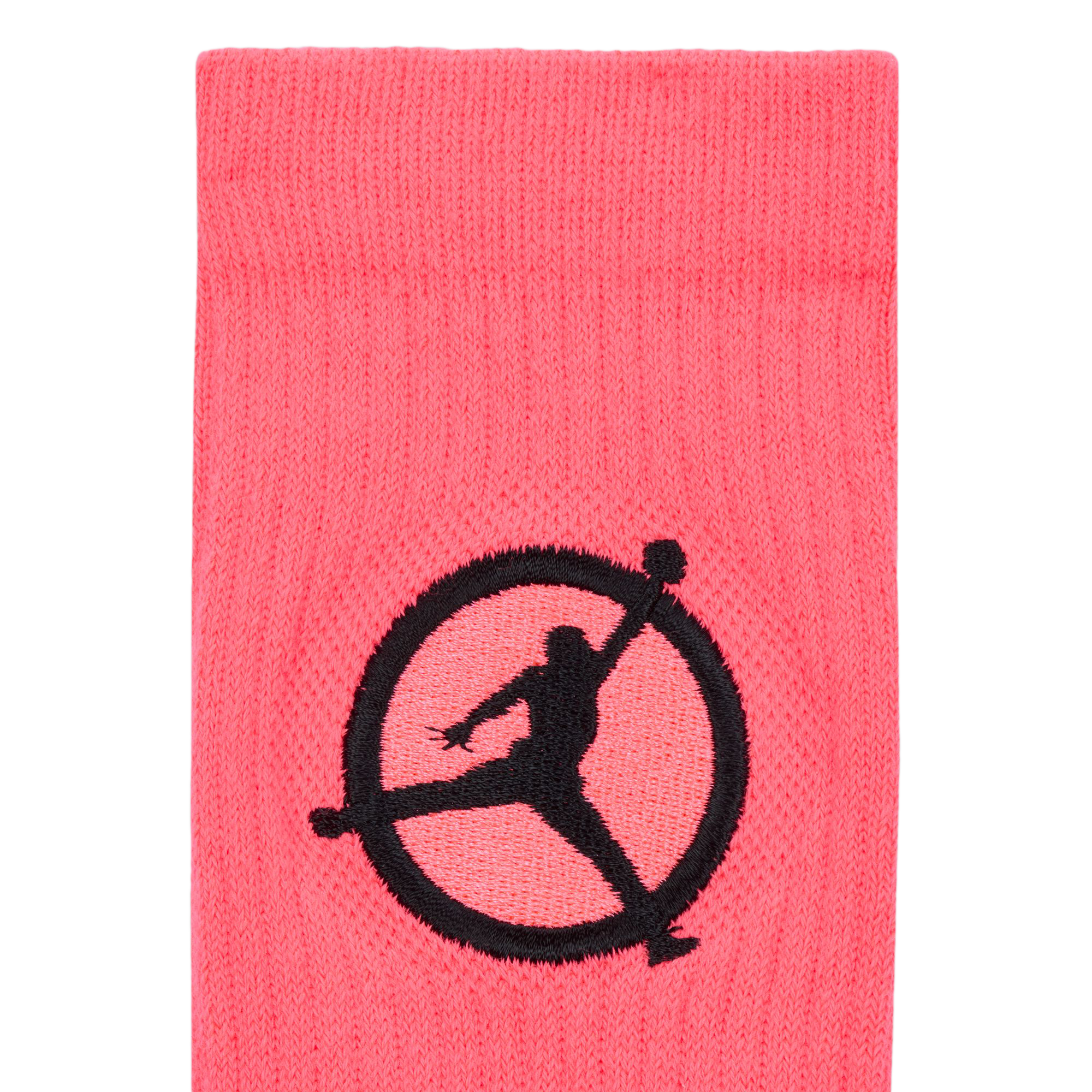 Nike Jordan Flight Club Cushioned Crew Socks Racer Pink/Black/Black IF3502-609