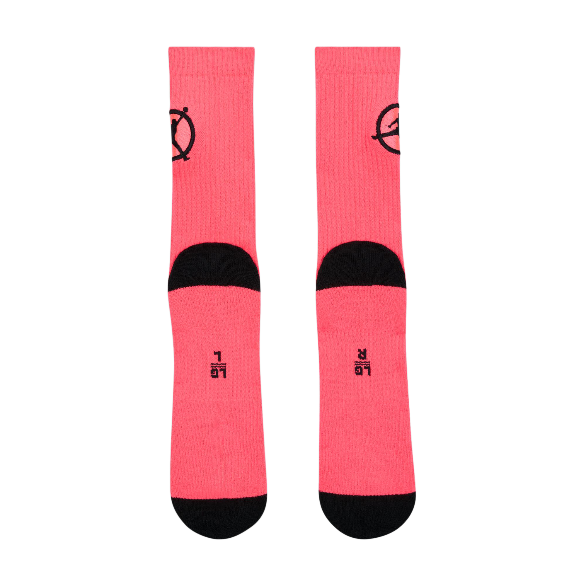 Nike Jordan Flight Club Cushioned Crew Socks Racer Pink/Black/Black IF3502-609