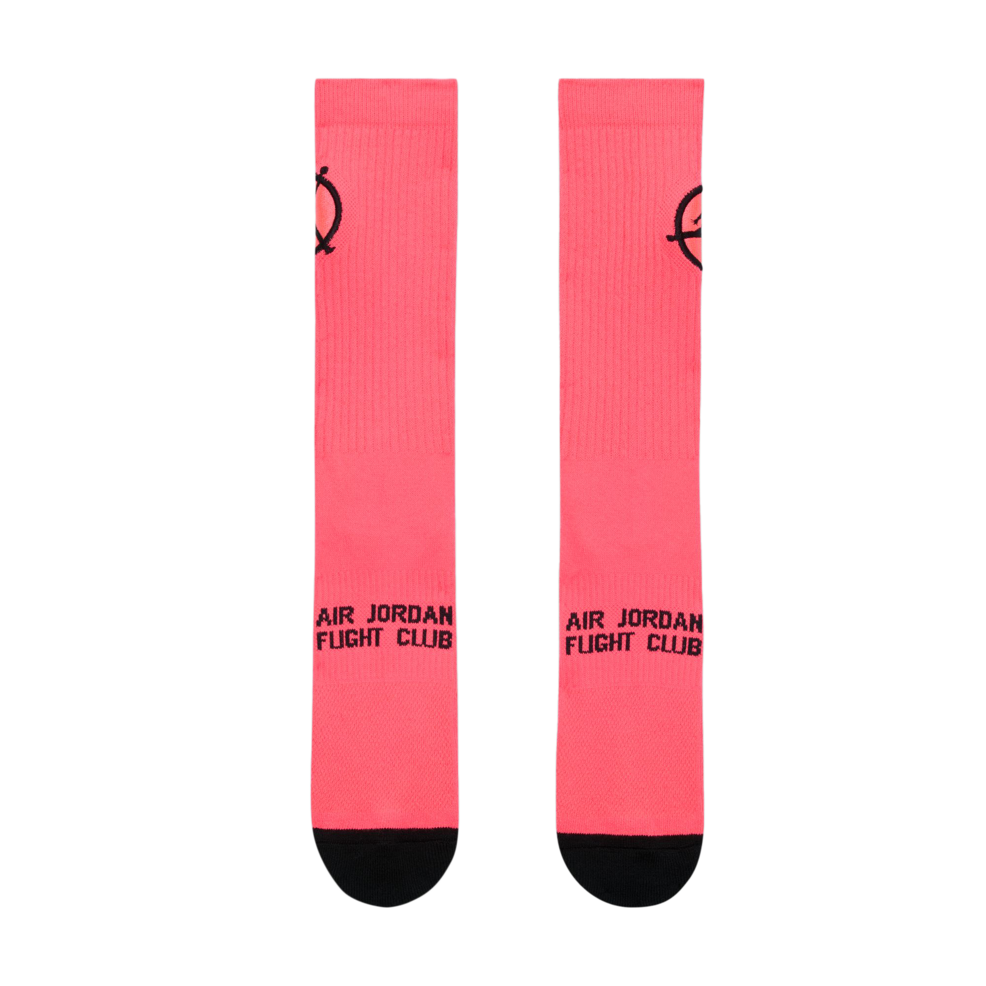 Nike Jordan Flight Club Cushioned Crew Socks Racer Pink/Black/Black IF3502-609