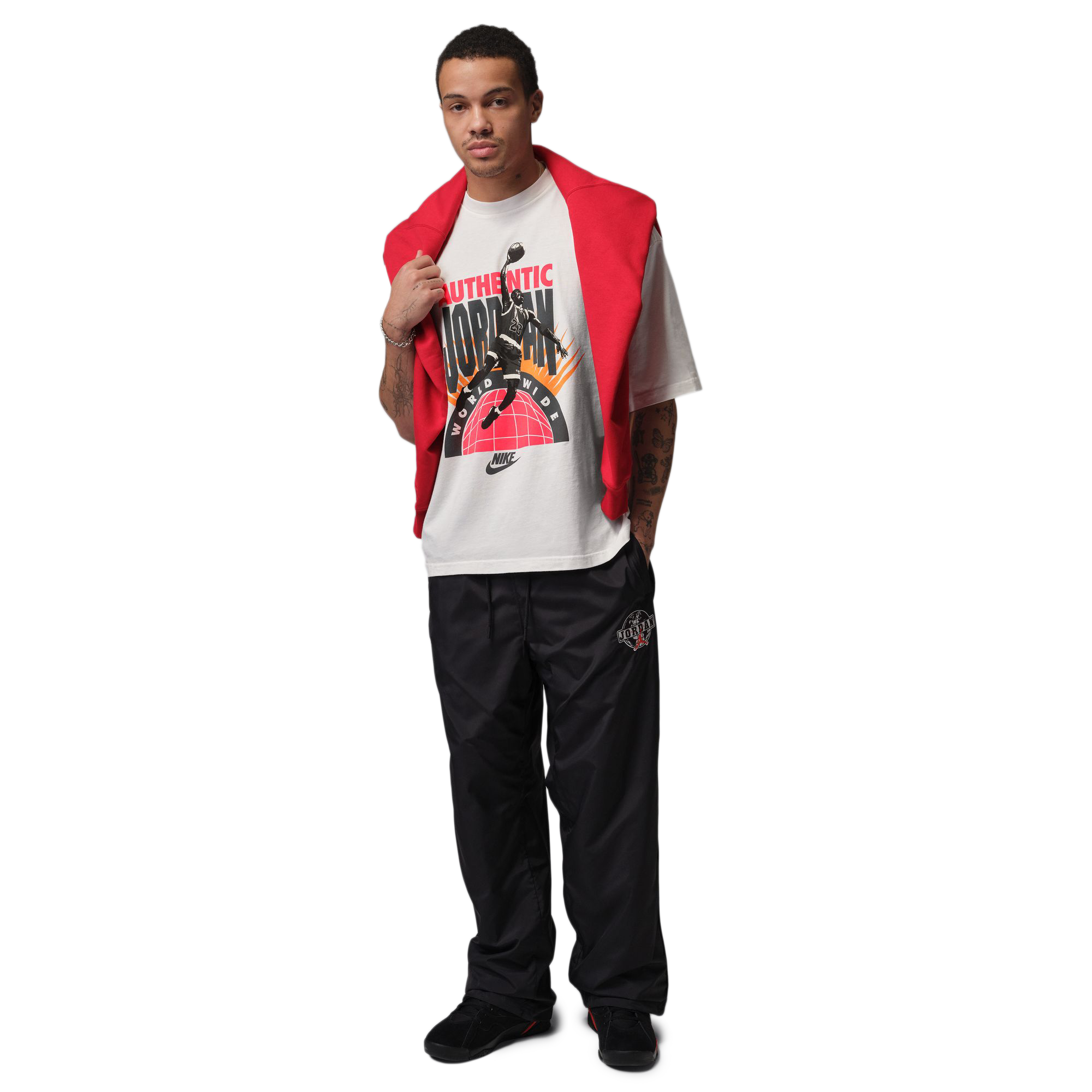 Nike Jordan Oversized Reissue T-Shirt Sail/Infrared 23 IF3016-133
