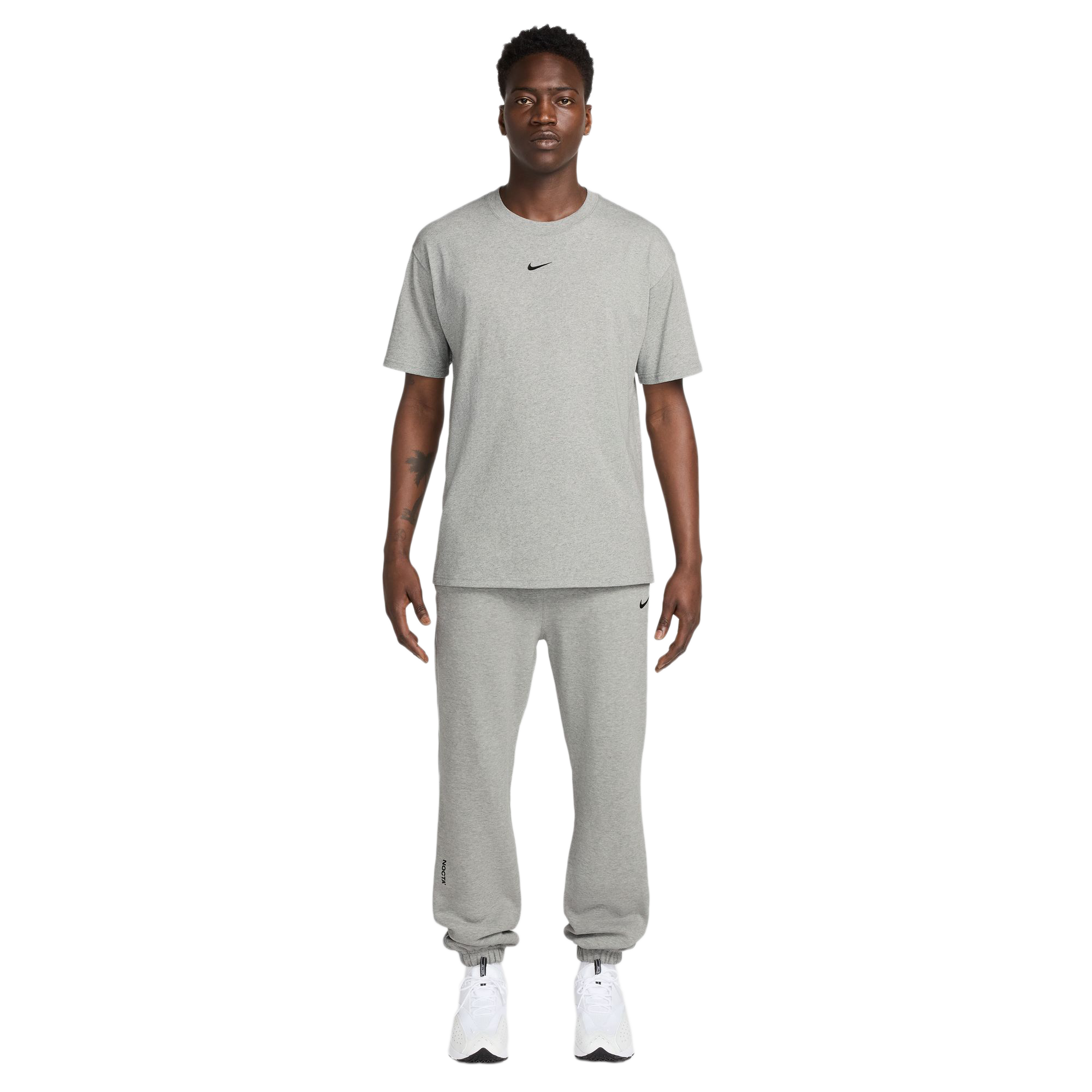 Nike NOCTA Fleece CS Sweatpants Dk Grey Heather/Matte Silver/Black HM5764-063