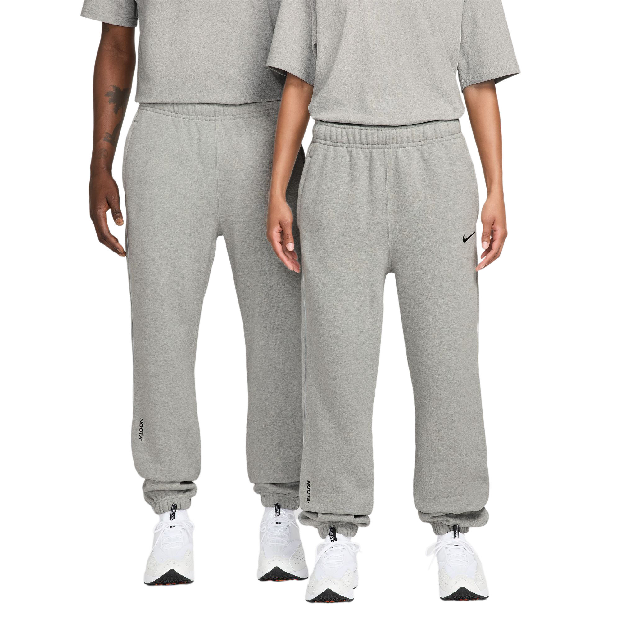 Nike NOCTA Fleece CS Sweatpants Dk Grey Heather/Matte Silver/Black HM5764-063