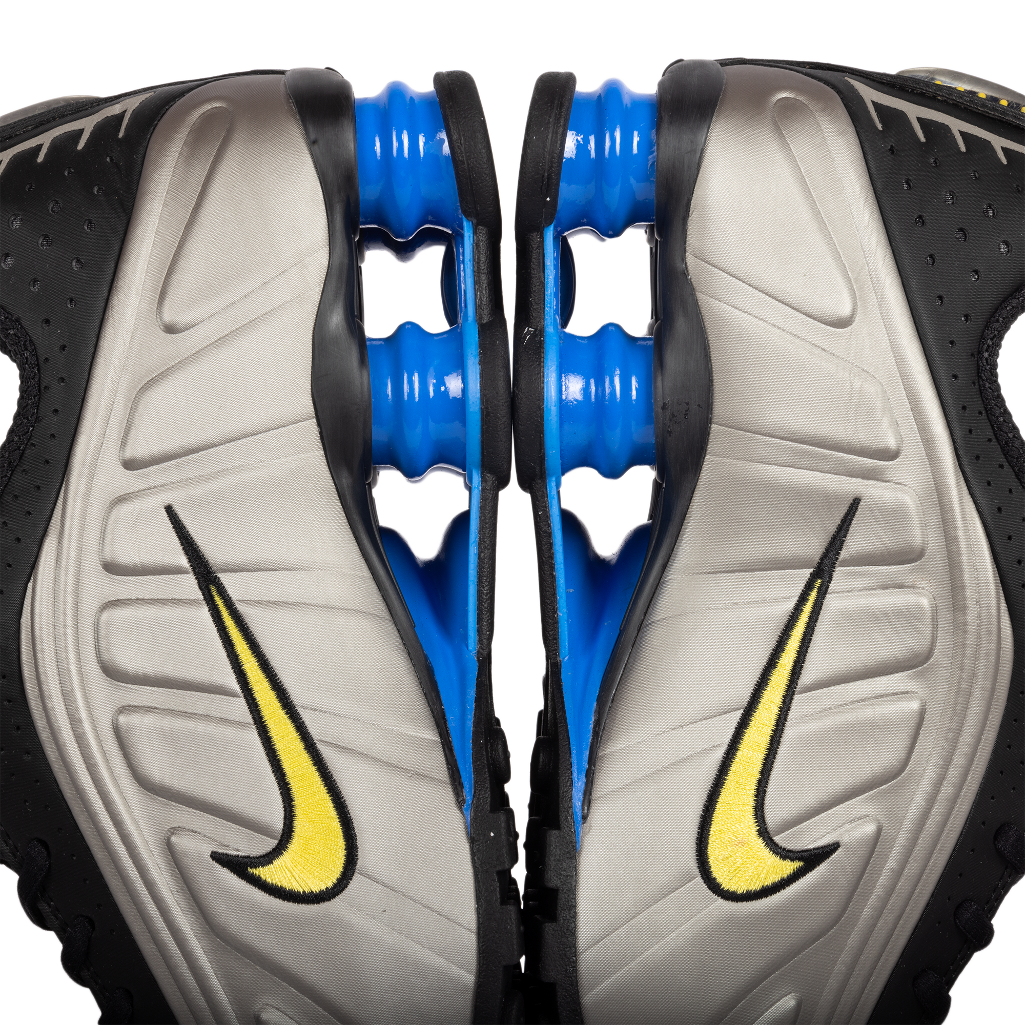 Nike Shox R4 Black/Canary/Mtlc Pewter/Lt Photo Blue IO8134-001