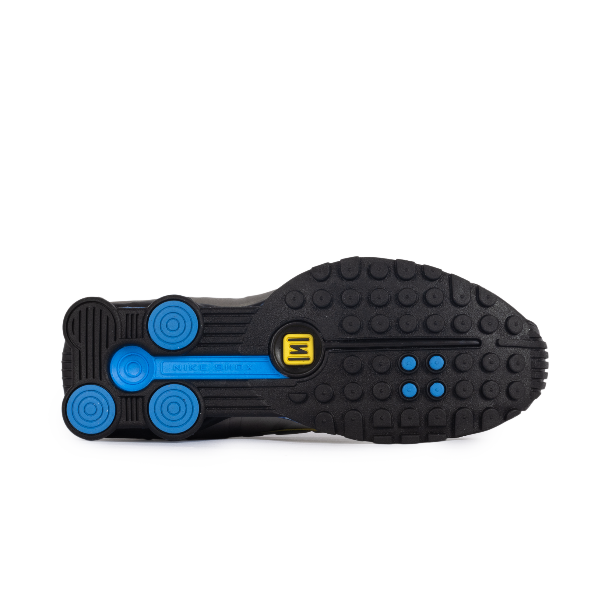Nike Shox R4 Black/Canary/Mtlc Pewter/Lt Photo Blue IO8134-001