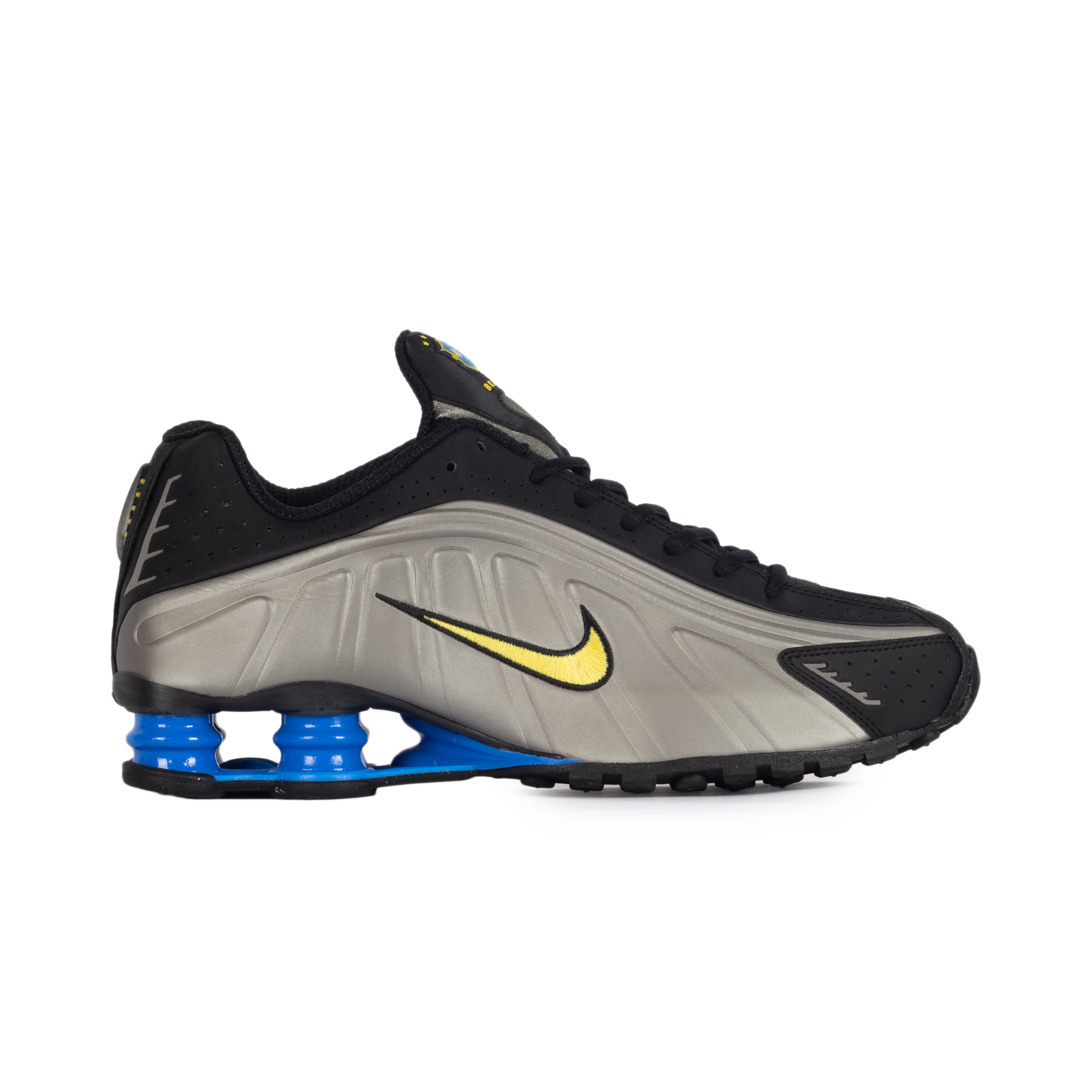 Nike Shox R4 Black/Canary/Mtlc Pewter/Lt Photo Blue IO8134-001