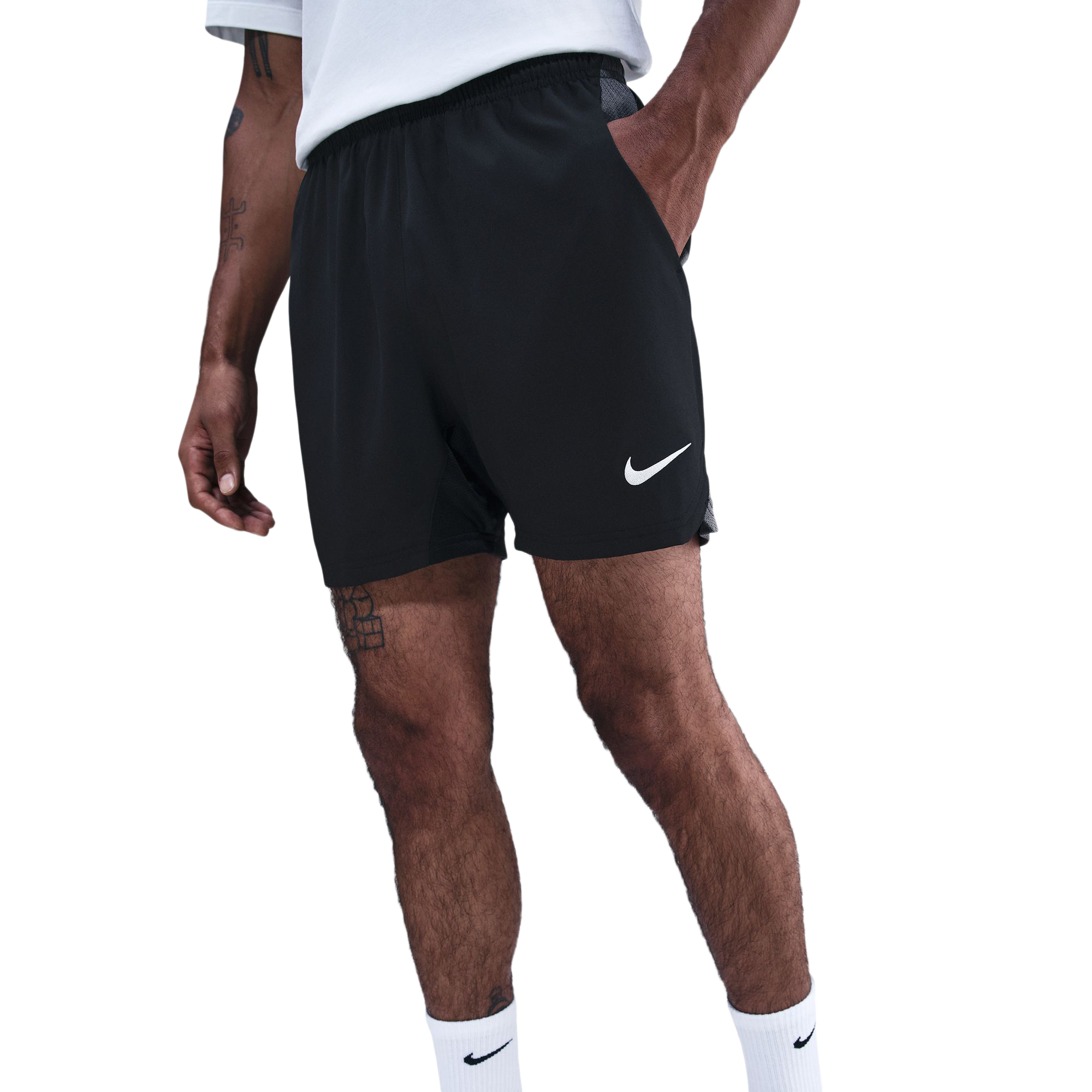 Nike Total 90 Dri-FIT Soccer Shorts Black/Lt Graphite/Sail HV1182