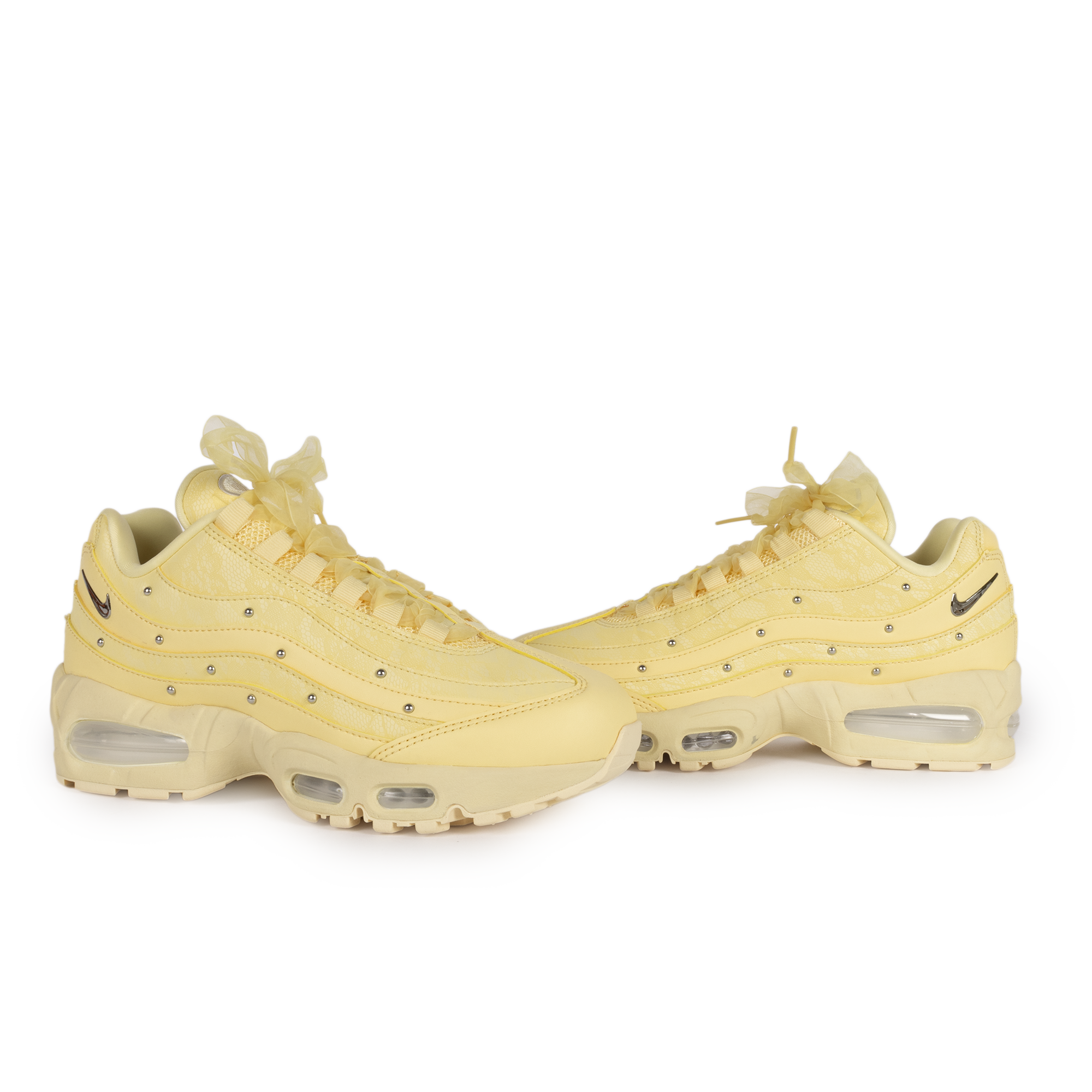Nike Women's Air Max 95 Slim Soft Yellow/Metallic Silver/Alabaster IQ3444-722