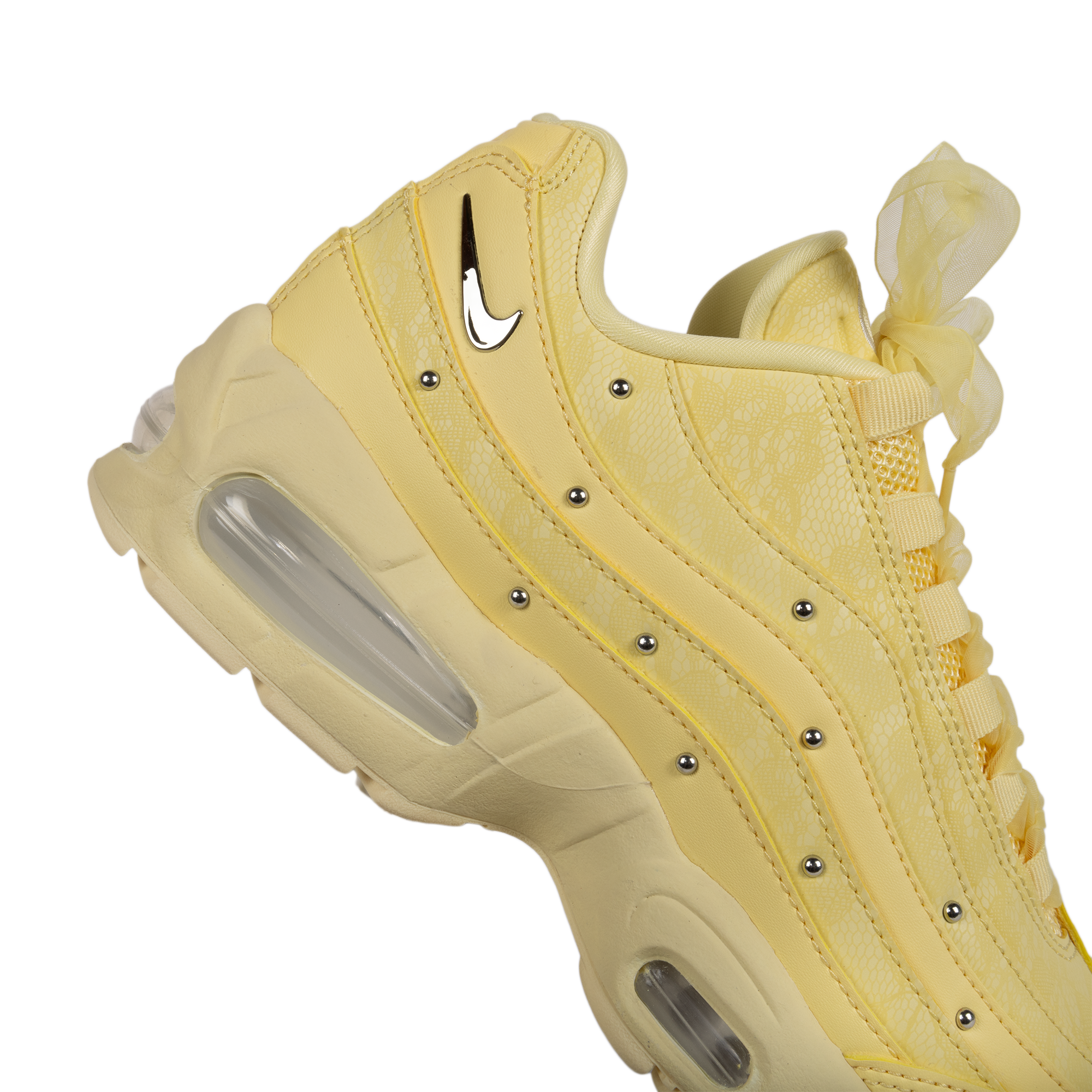 Nike Women's Air Max 95 Slim Soft Yellow/Metallic Silver/Alabaster IQ3444-722