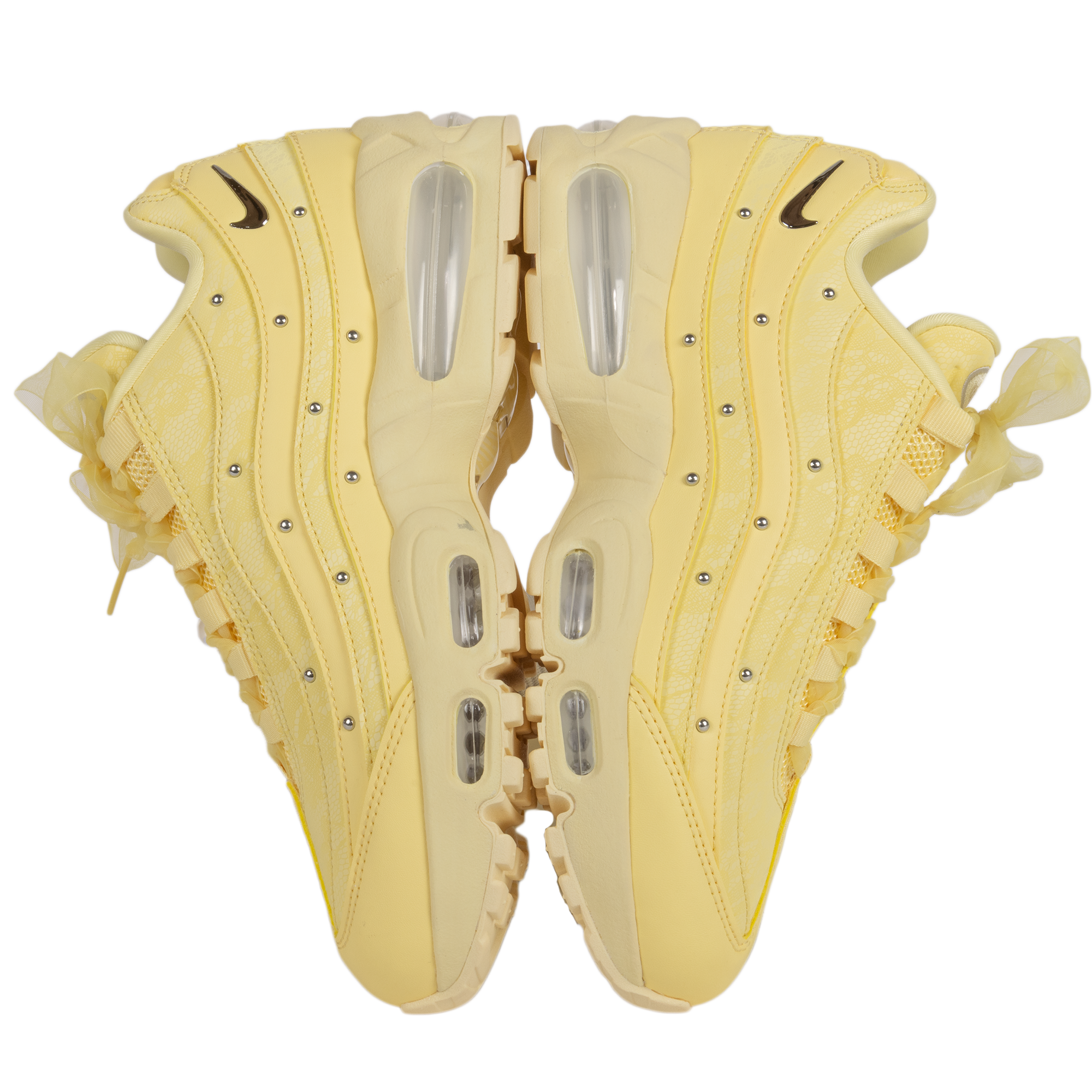 Nike Women's Air Max 95 Slim Soft Yellow/Metallic Silver/Alabaster IQ3444-722