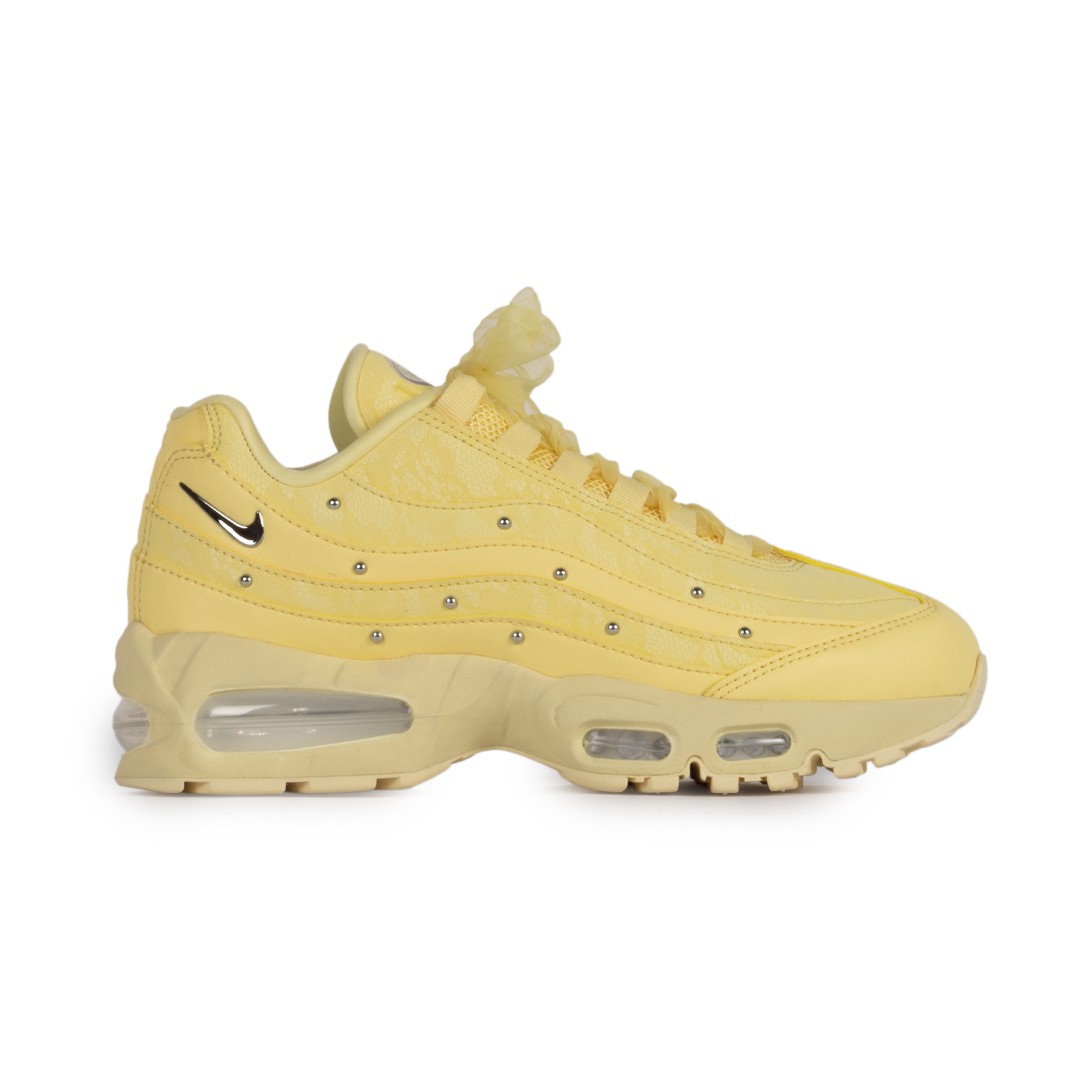 Nike Women's Air Max 95 Slim Soft Yellow/Metallic Silver/Alabaster IQ3444-722