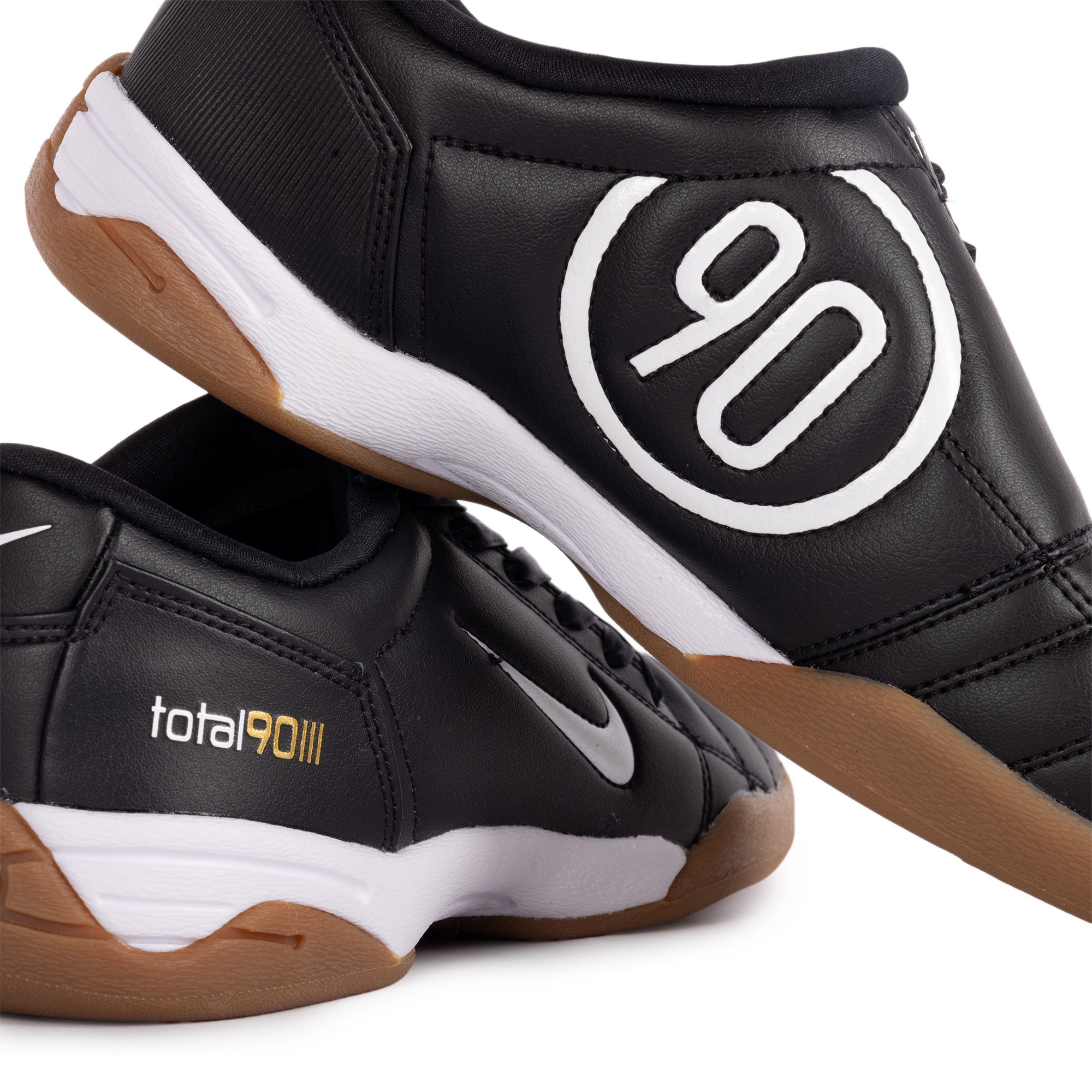 Nike Women's Total 90 Black/White/Gum Med Brown/Metallic Gold IO2387-001