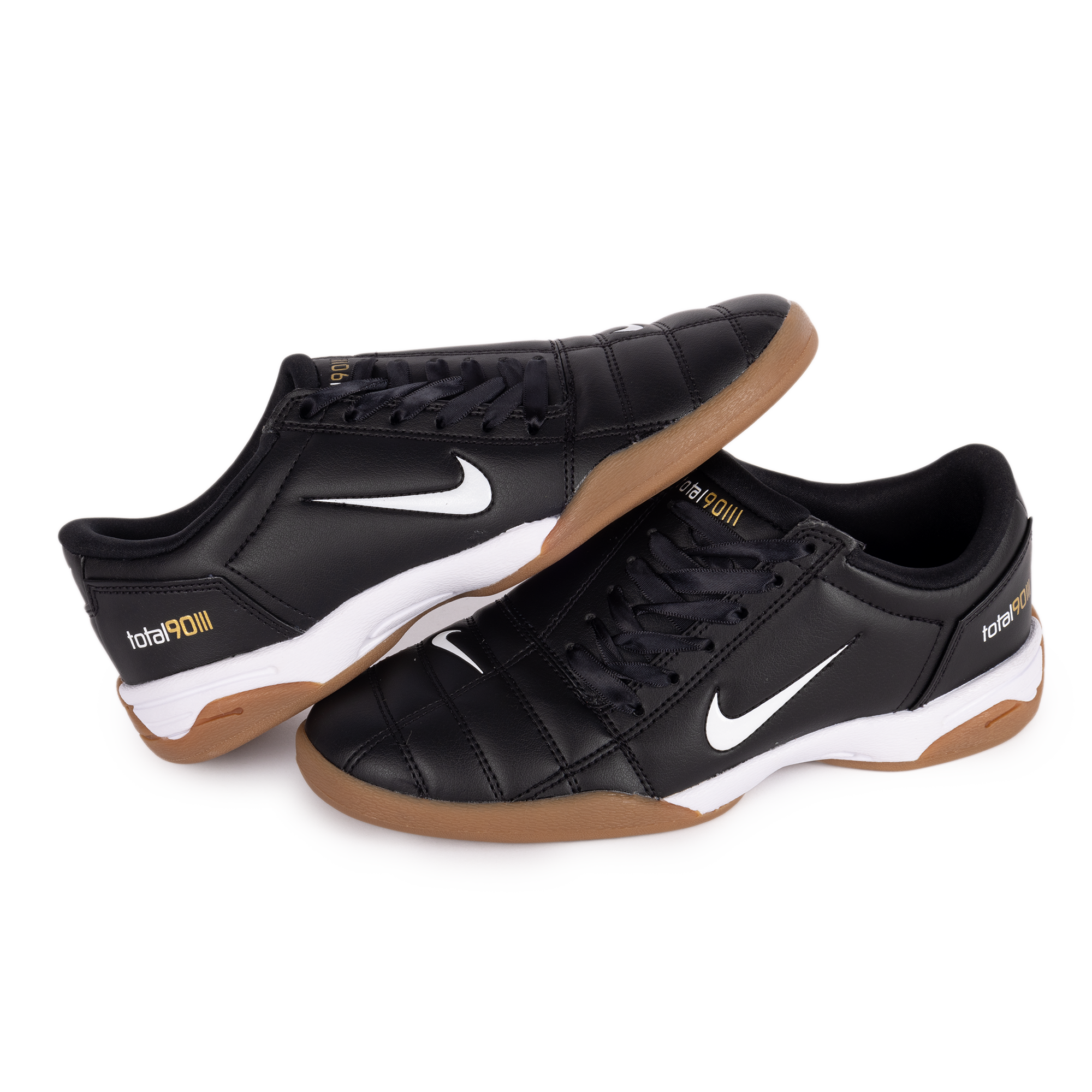 Nike Women's Total 90 Black/White/Gum Med Brown/Metallic Gold IO2387-001