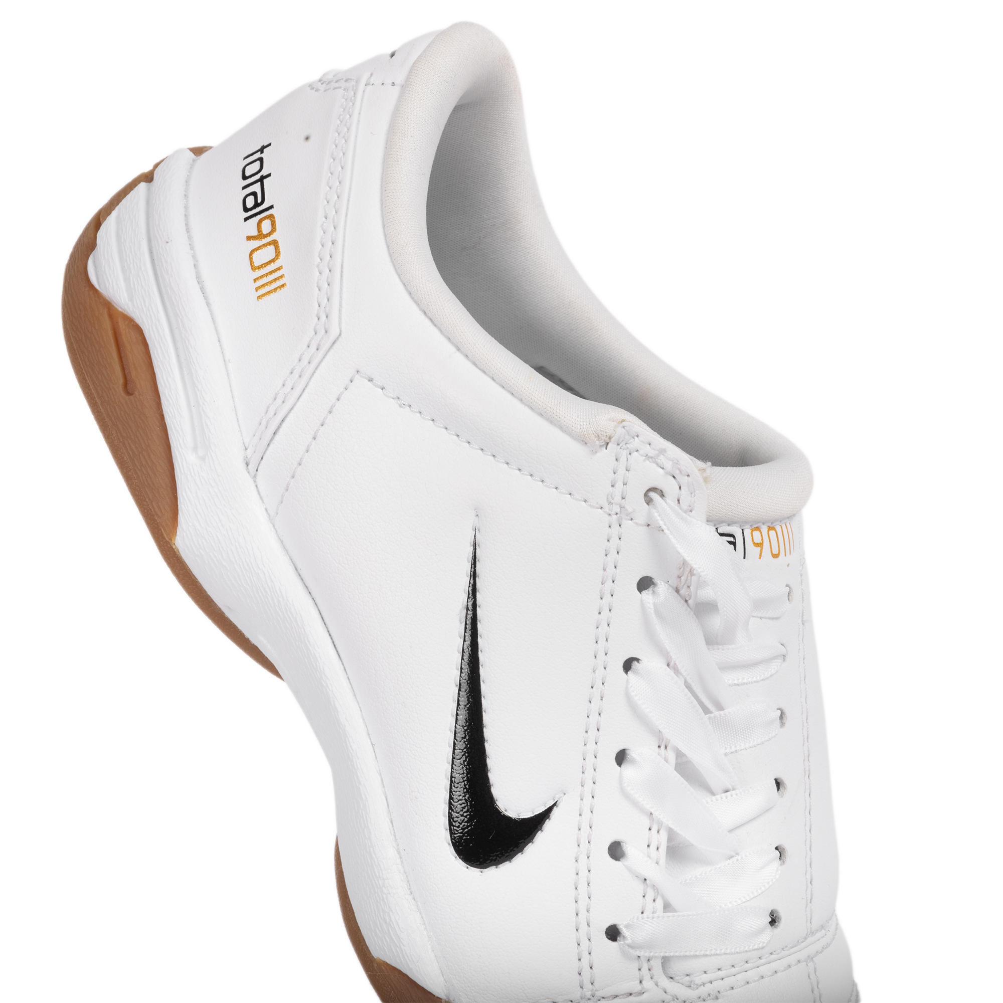 Nike Women's Total 90 White/Black/Gum Med Brown/Metallic Gold IO2387-100