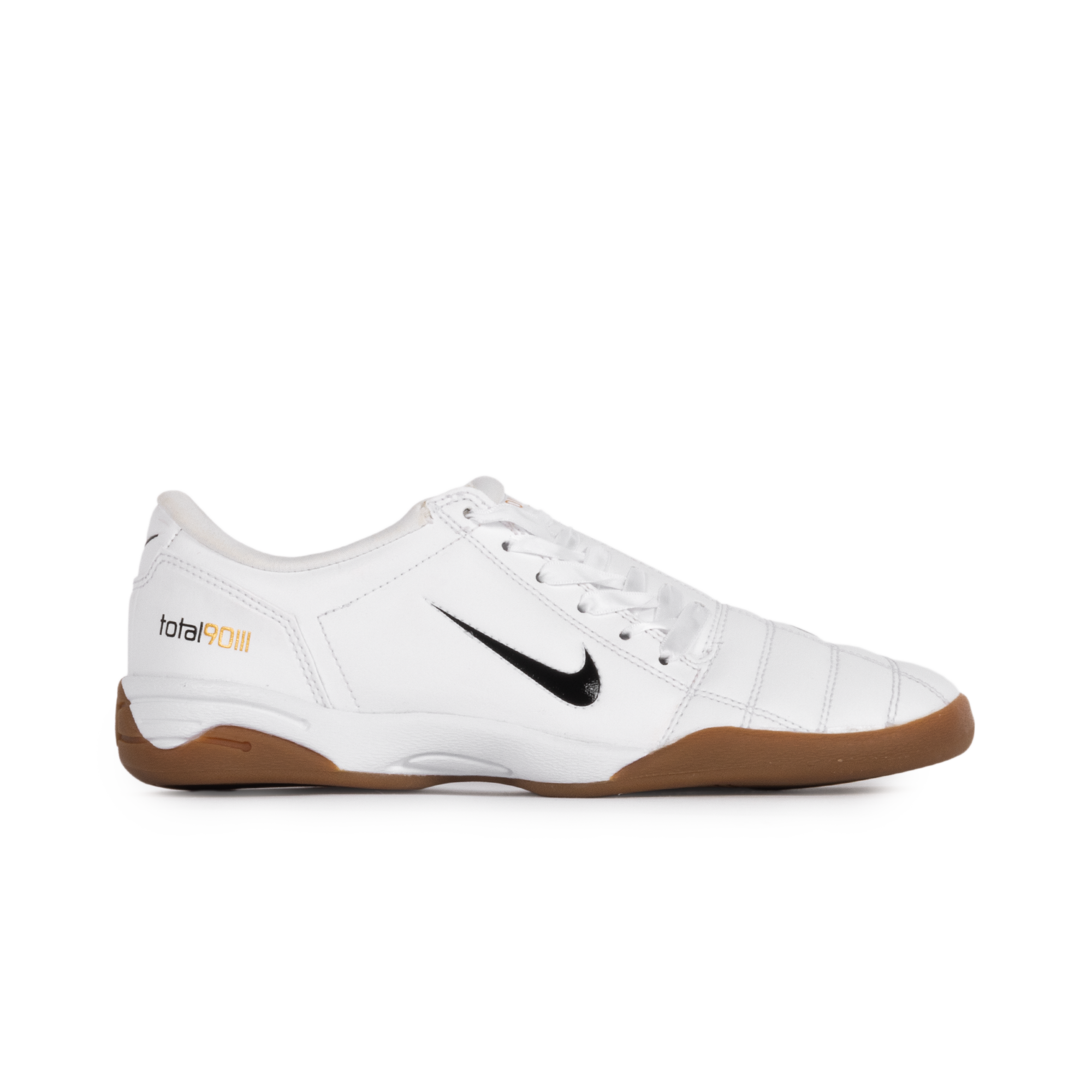 Nike Women's Total 90 White/Black/Gum Med Brown/Metallic Gold IO2387-100