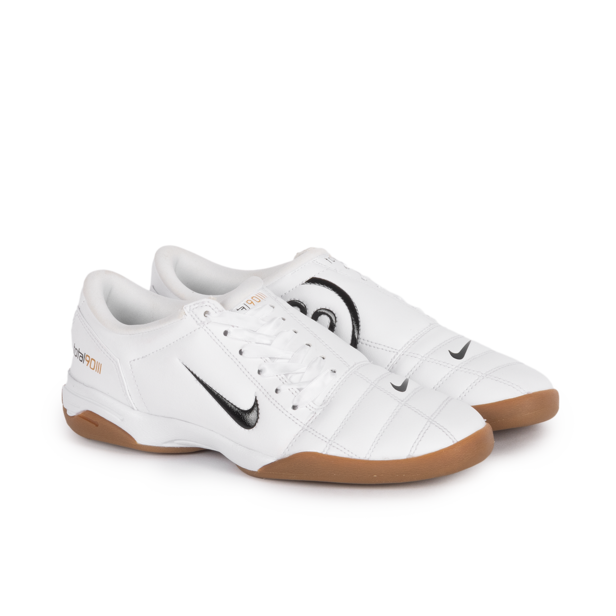 Nike Women's Total 90 White/Black/Gum Med Brown/Metallic Gold IO2387-100