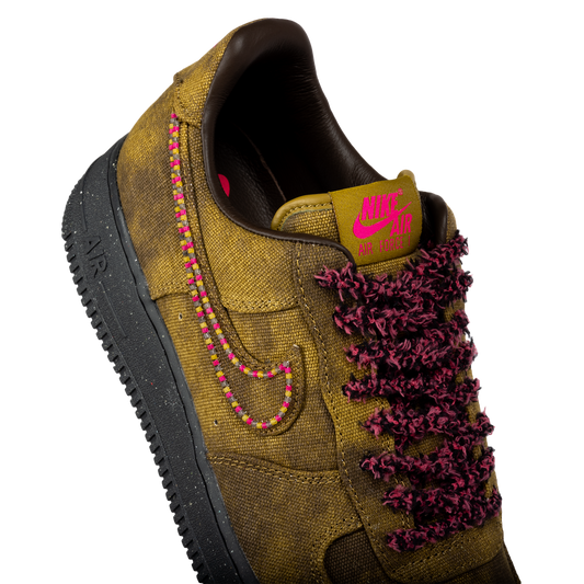 Nike Air Force 1 Boucle QS Desert Moss/Fierce Pink/Midwest Gold IO4474-300