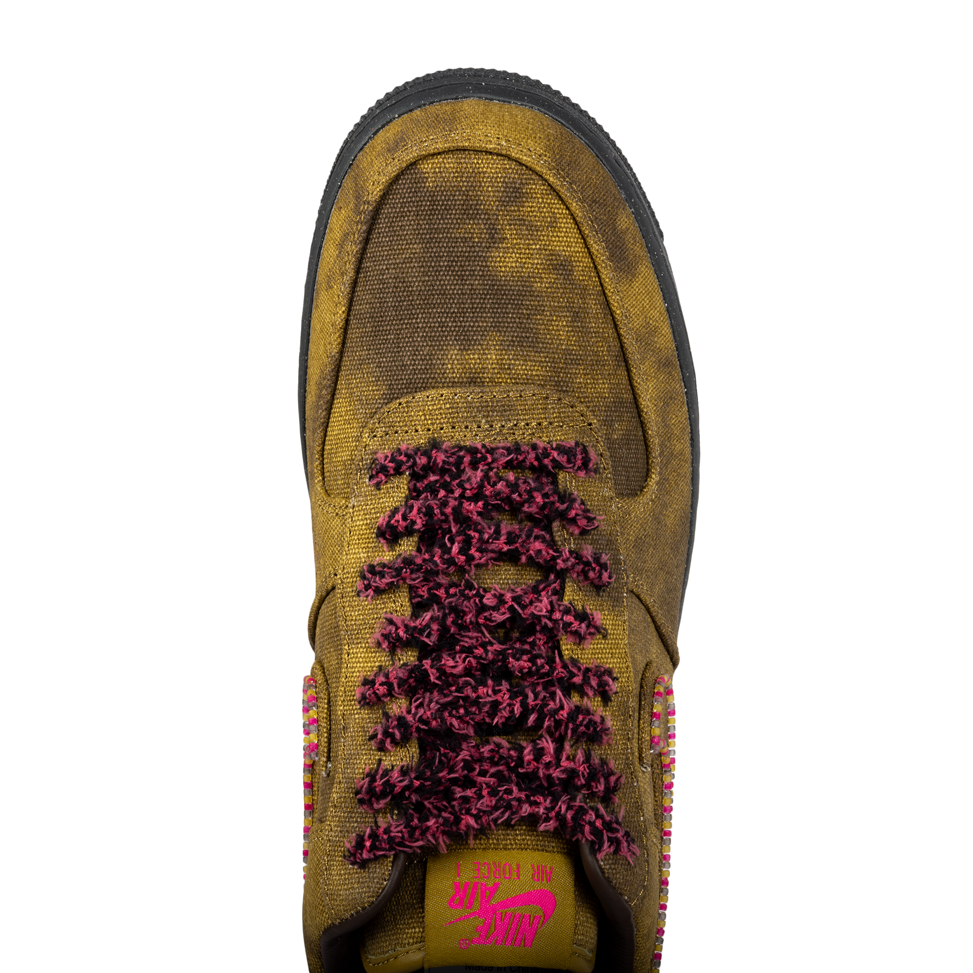 Nike Air Force 1 Boucle QS Desert Moss/Fierce Pink/Midwest Gold IO4474-300