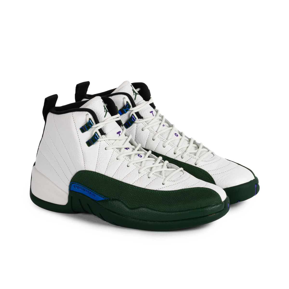 Nike Air Jordan 12 Retro "Idols Become Rivals" Summit White/Gorge Green/Fierce Purple CT8013-103