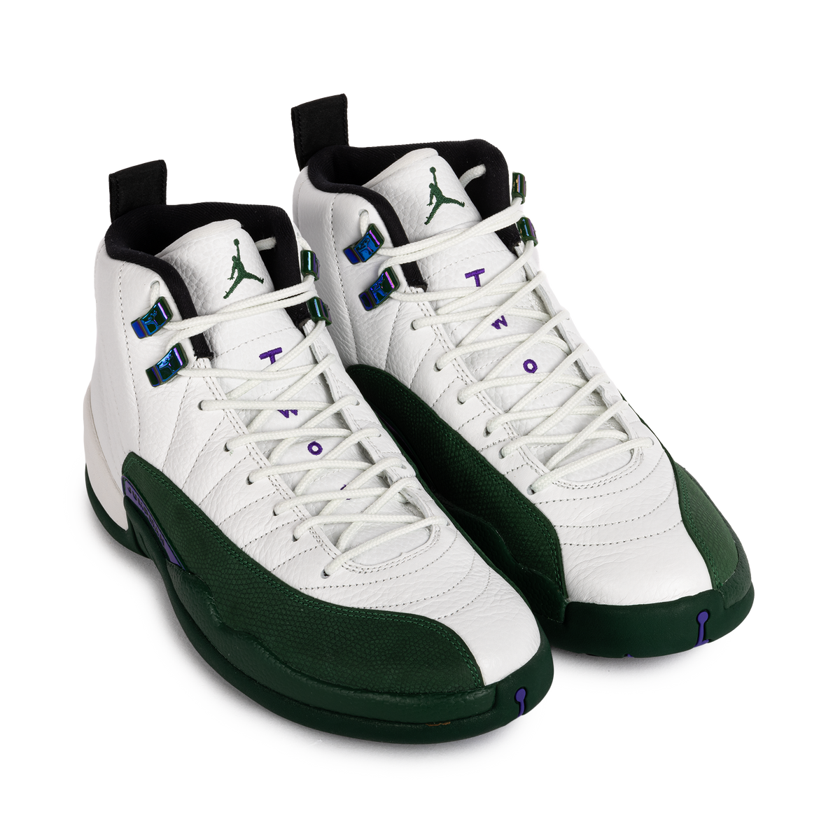 Nike Air Jordan 12 Retro "Idols Become Rivals" Summit White/Gorge Green/Fierce Purple CT8013-103