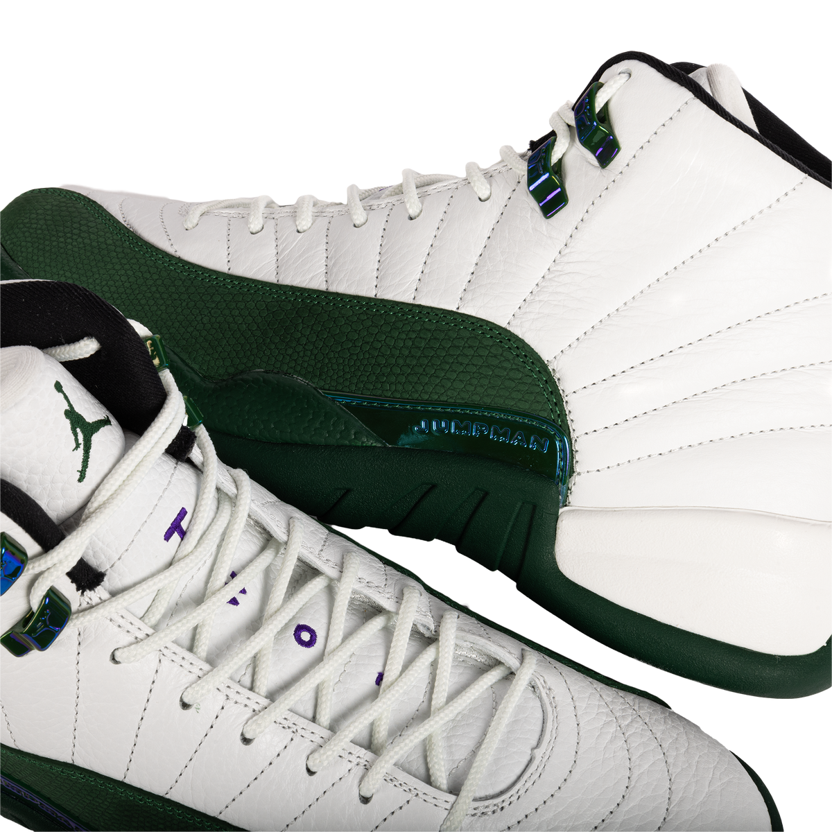 Nike Air Jordan 12 Retro "Idols Become Rivals" Summit White/Gorge Green/Fierce Purple CT8013-103