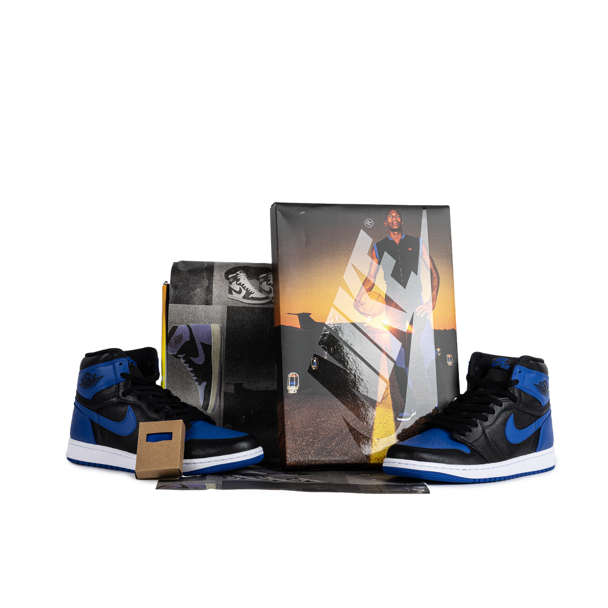 Nike Air Jordan 1 High OG "Royal" Black/Game Royal/White IQ5495-005