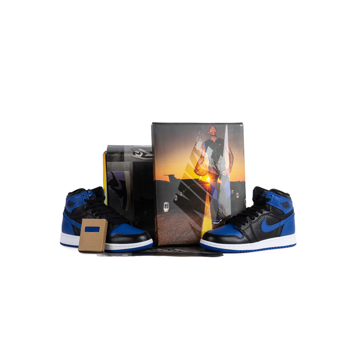 Nike Air Jordan 1 High OG "Royal" (GS) Black/Game Royal/White FD1437-005