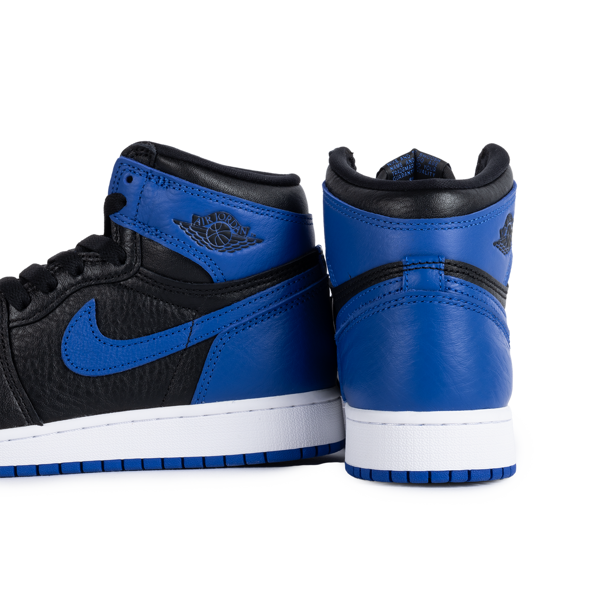 Nike Air Jordan 1 High OG "Royal" (GS) Black/Game Royal/White FD1437-005