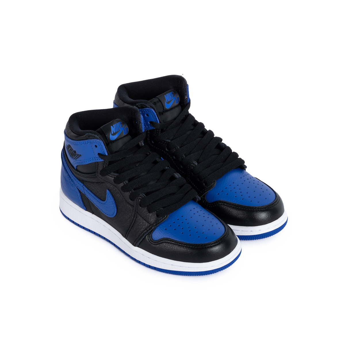 Nike Air Jordan 1 High OG "Royal" (GS) Black/Game Royal/White FD1437-005