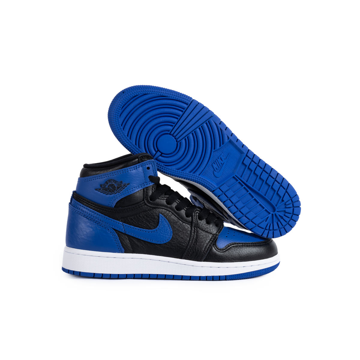 Nike Air Jordan 1 High OG "Royal" (GS) Black/Game Royal/White FD1437-005